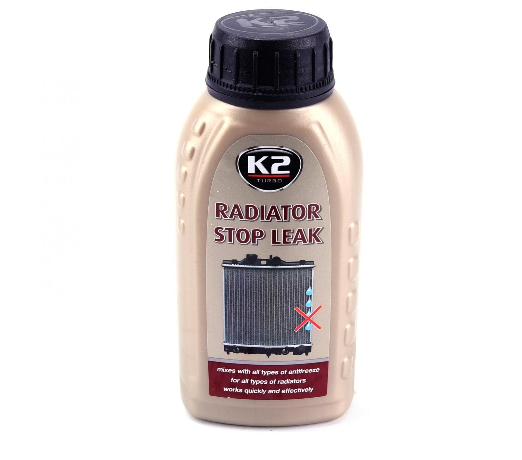 Герметик для радіатора (рідкий ) / k2 turbo radiator stop leak 250g