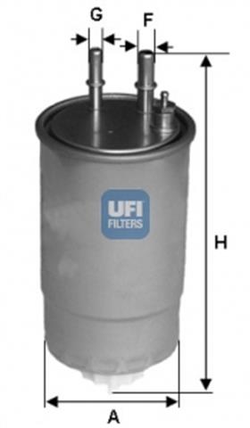 Фільтр паливний 1.3MJET 16V FIAT Doblo 09-23, Doblo 00-13, Ducato 06-14, Ducato 14-; PEUGEOT Boxer 06-14, Bipper 08-17; CITROEN Jumper 06-14, Nemo 08-17; OPEL Combo D 11-18; ALFA ROMEO 159 05-11, Brer