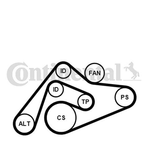 6PK2404K1 CONTITECH