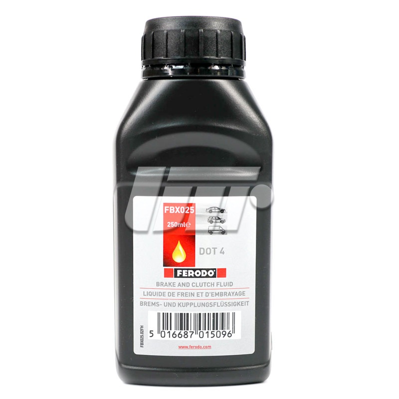 Жидкость тормозная dot 4 0.25л