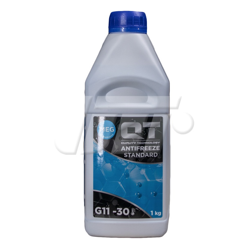 Антифриз qt meg standard -30 g11 синій 1кг