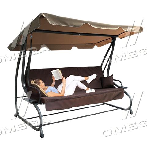 Садова гойдалка GardenRelax з москитною сіткою 