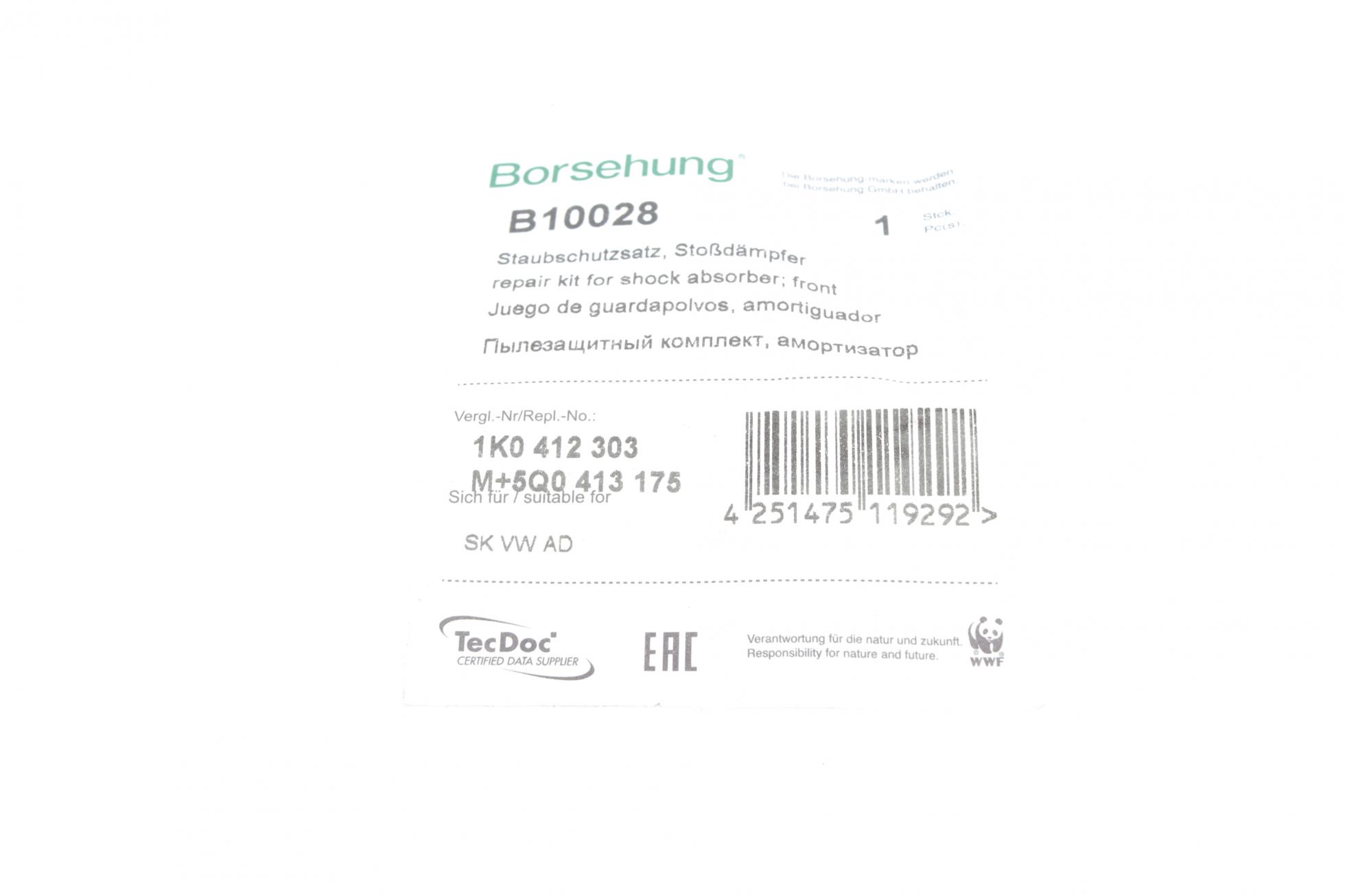 B10028 BORSEHUNG