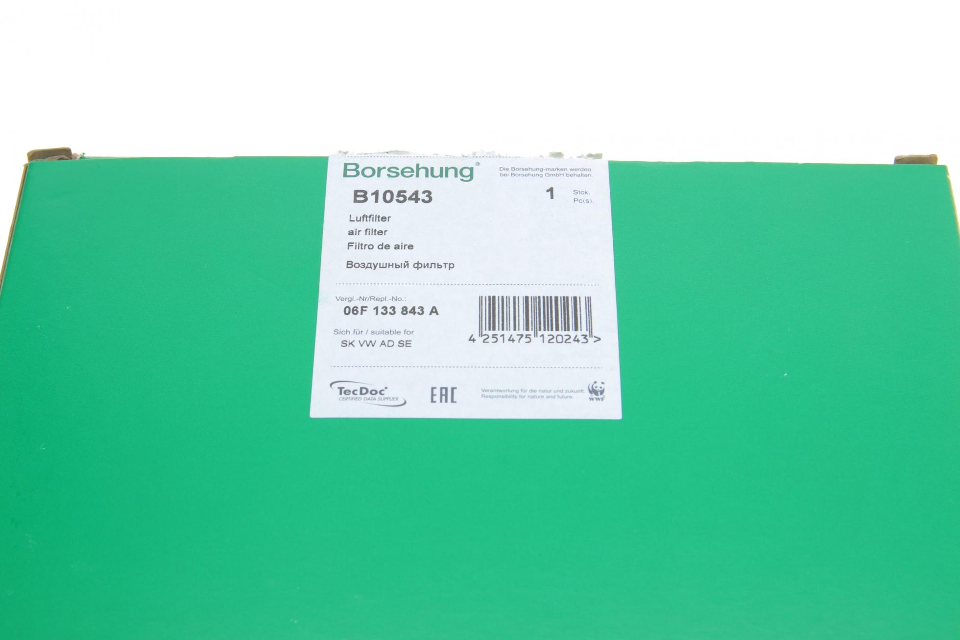B10543 BORSEHUNG