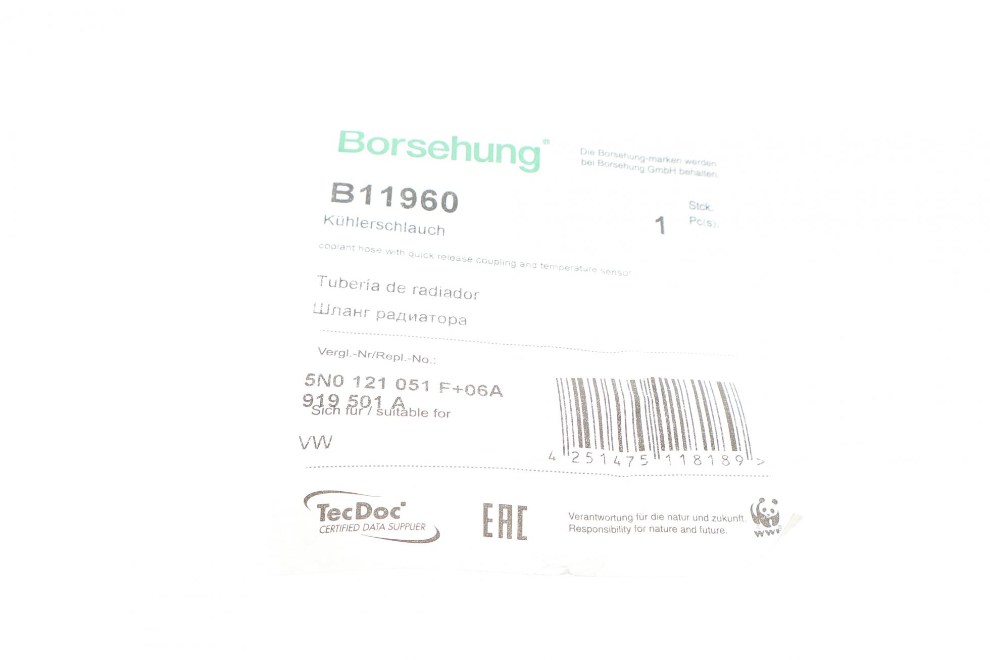 B11960 BORSEHUNG