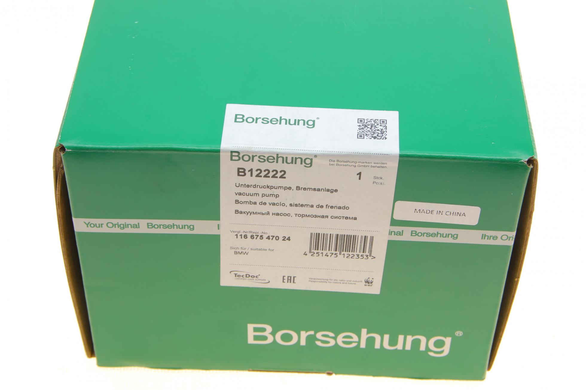B12222 BORSEHUNG