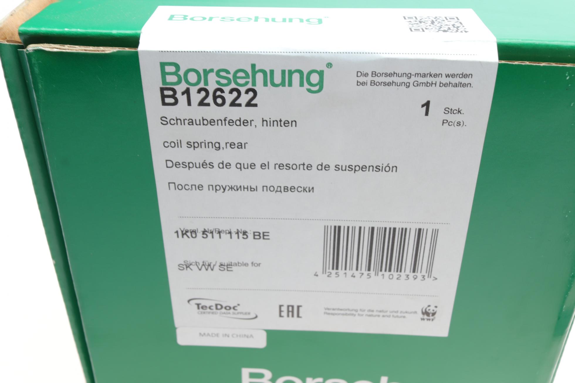 B12622 BORSEHUNG