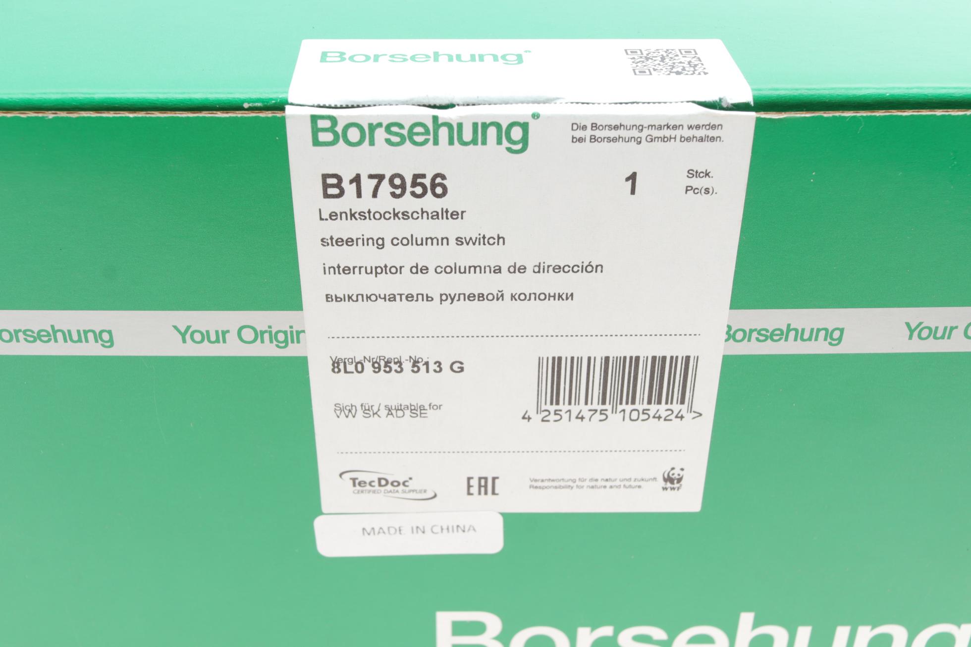 B17956 BORSEHUNG