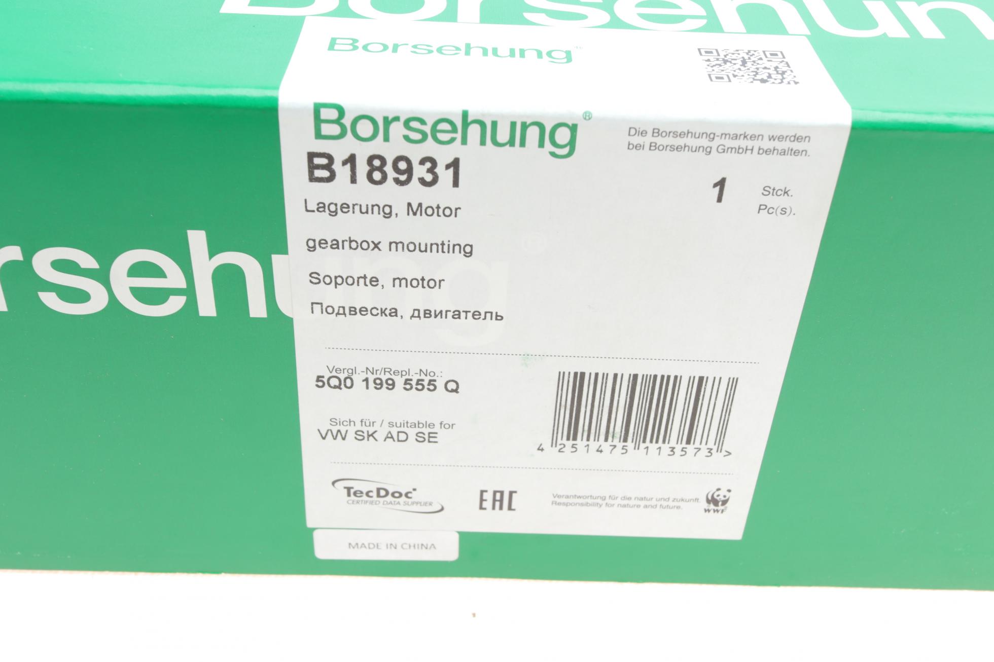 B18931 BORSEHUNG