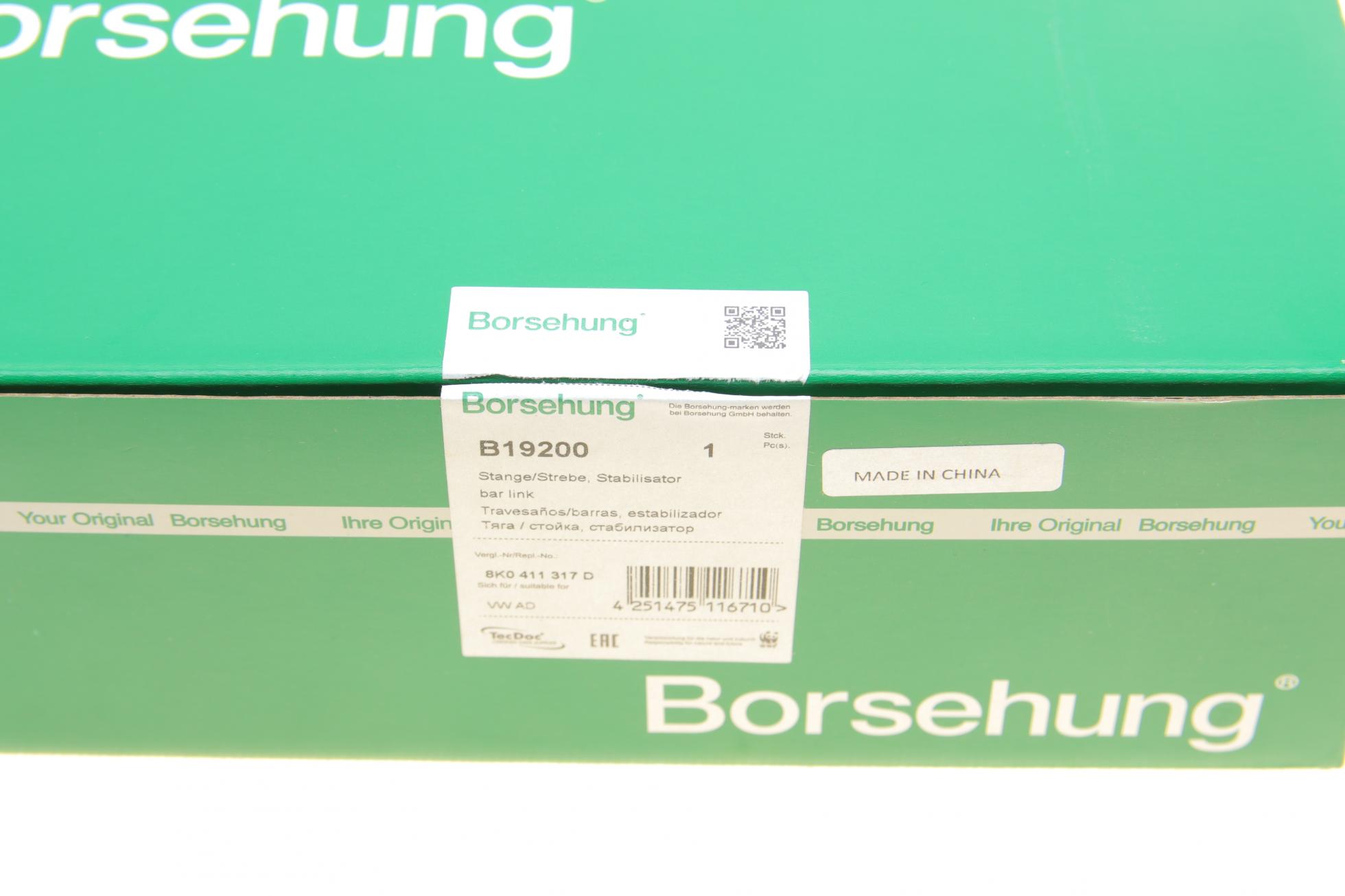 B19200 Borsehung