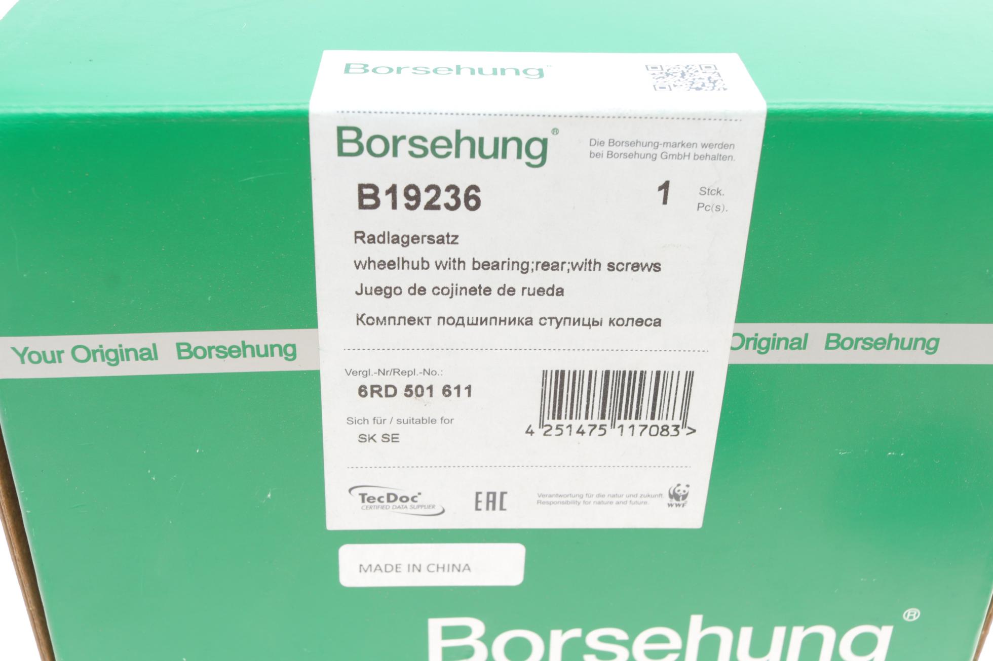 B19236 BORSEHUNG