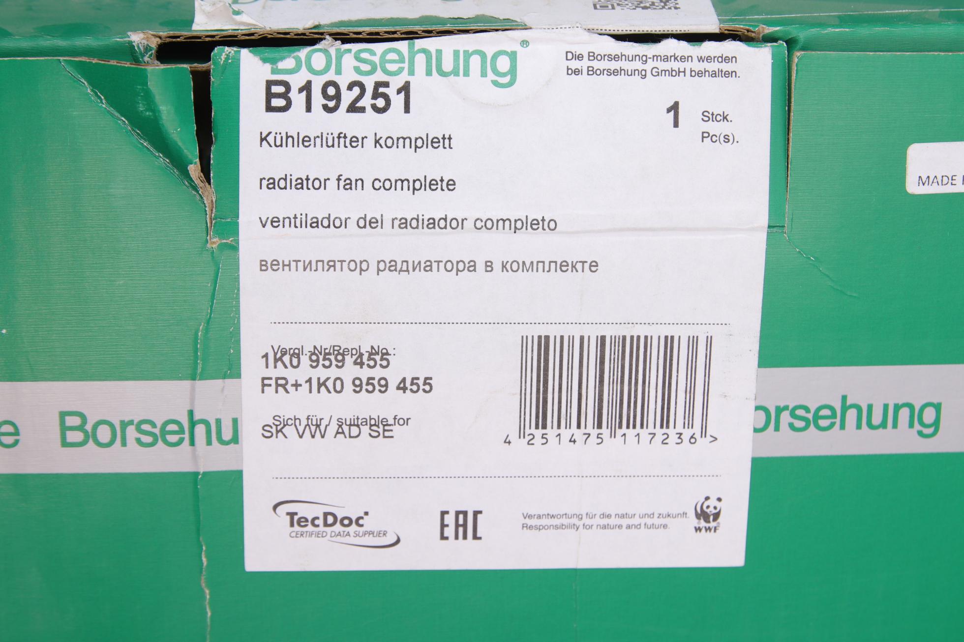 B19251 BORSEHUNG