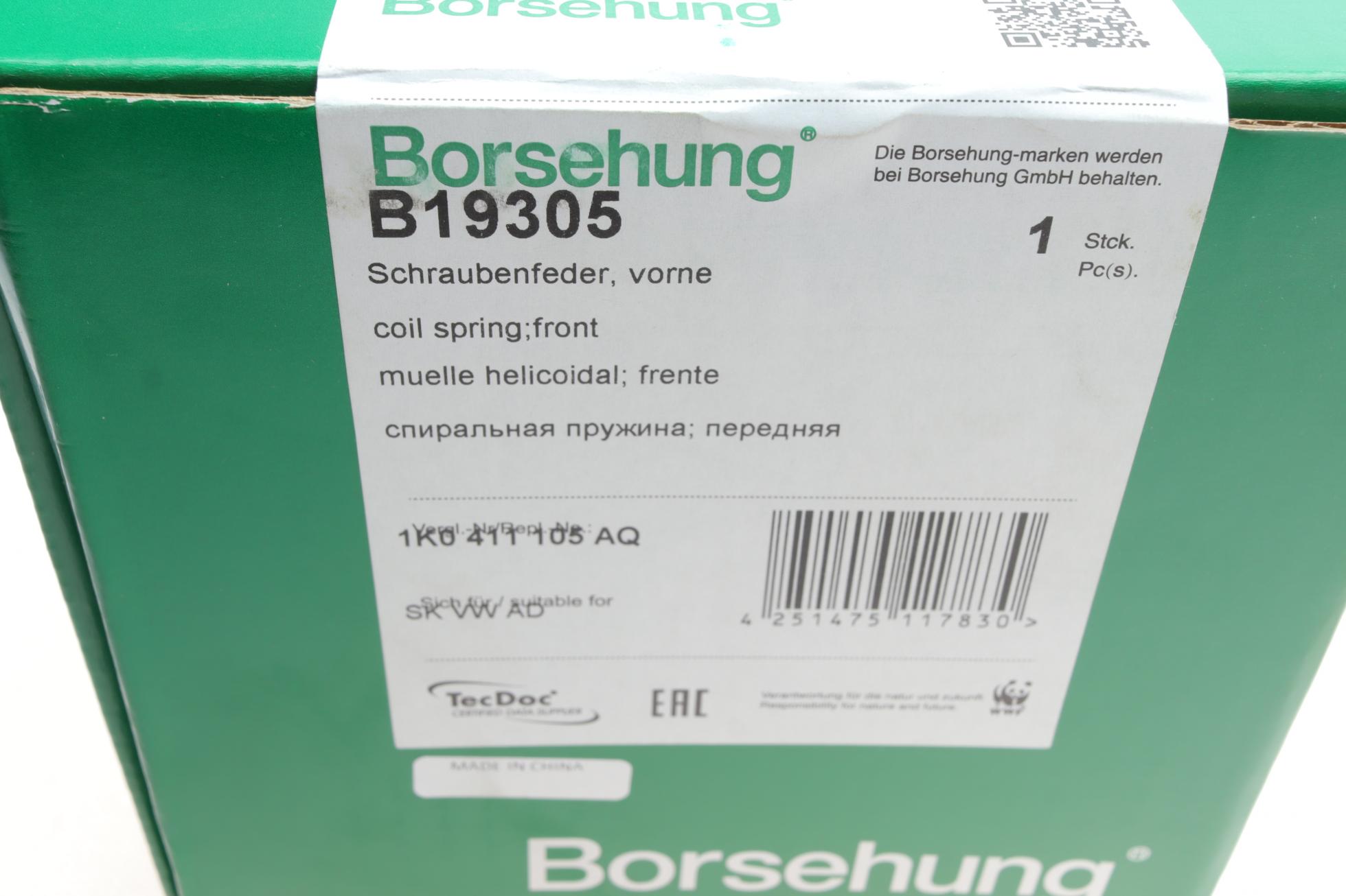 B19305 BORSEHUNG