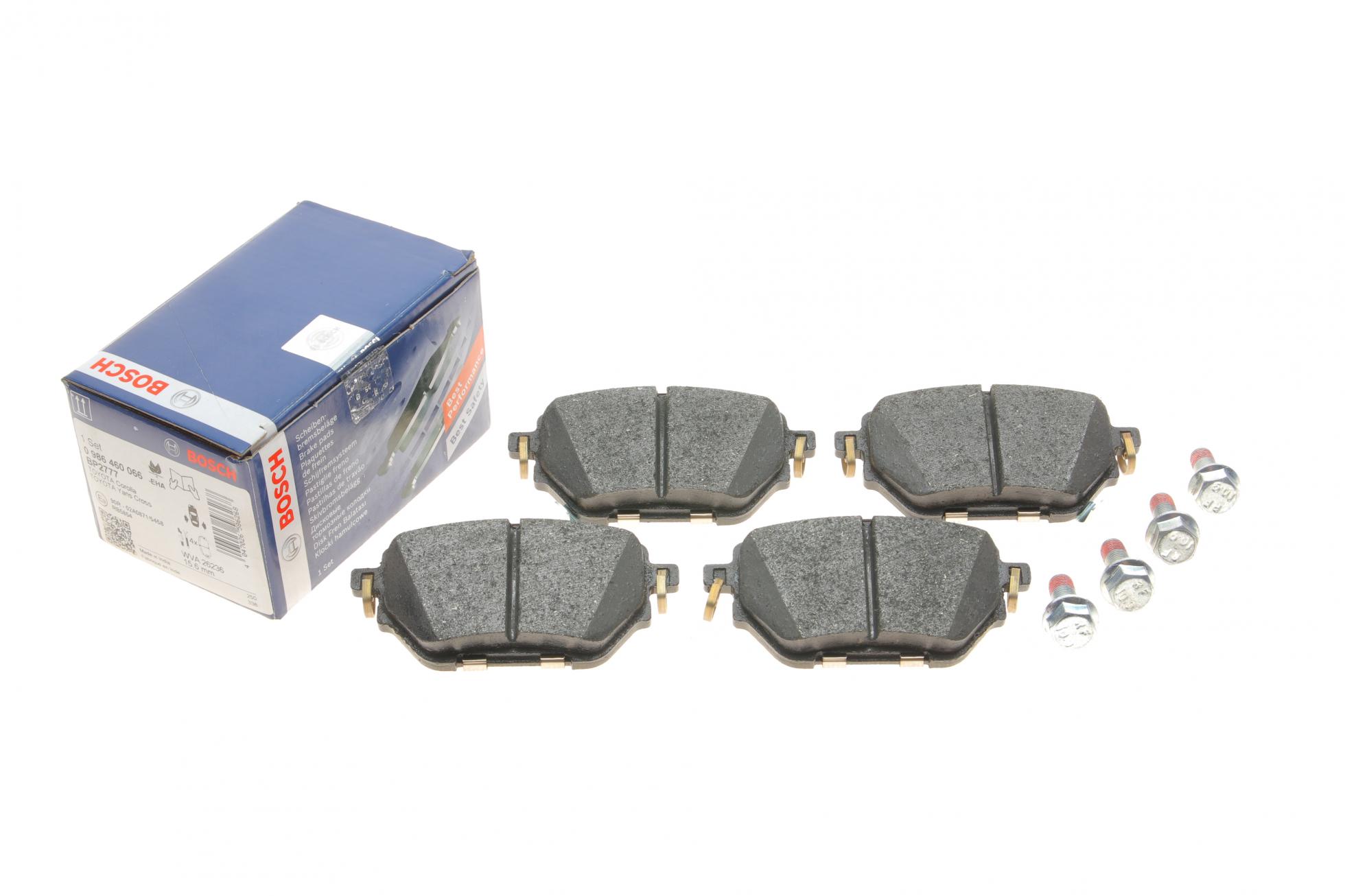 Колодки гальмiвні (задні) Toyota Corolla 1.5/1.6 VVTi 19-