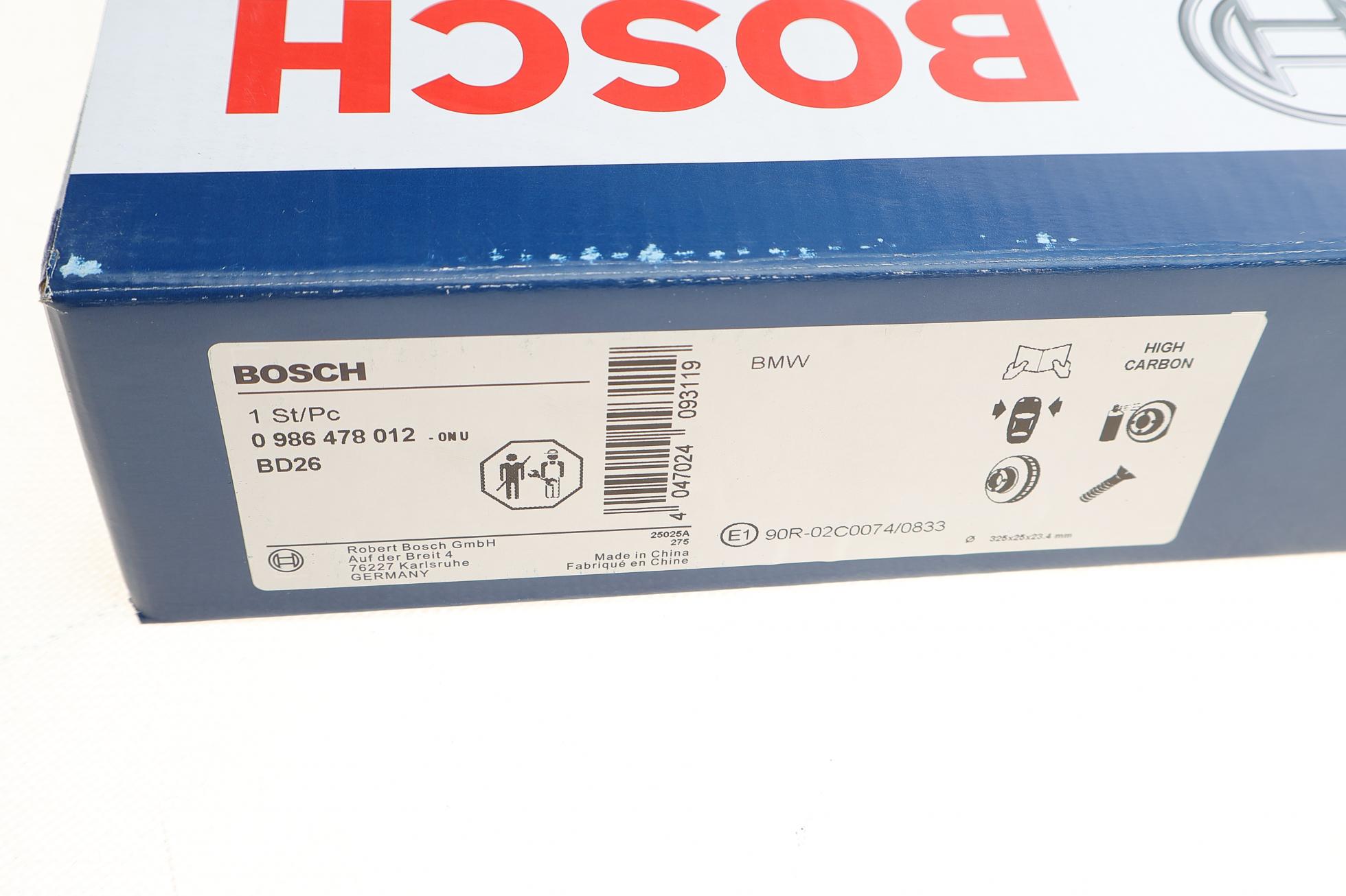 0986478012 BOSCH