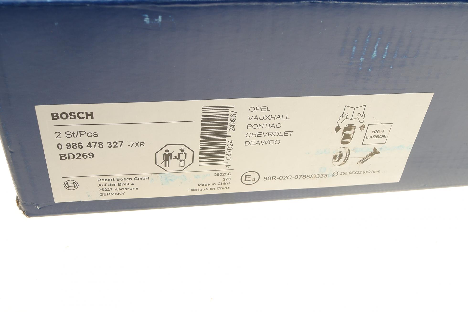 0986478327 BOSCH