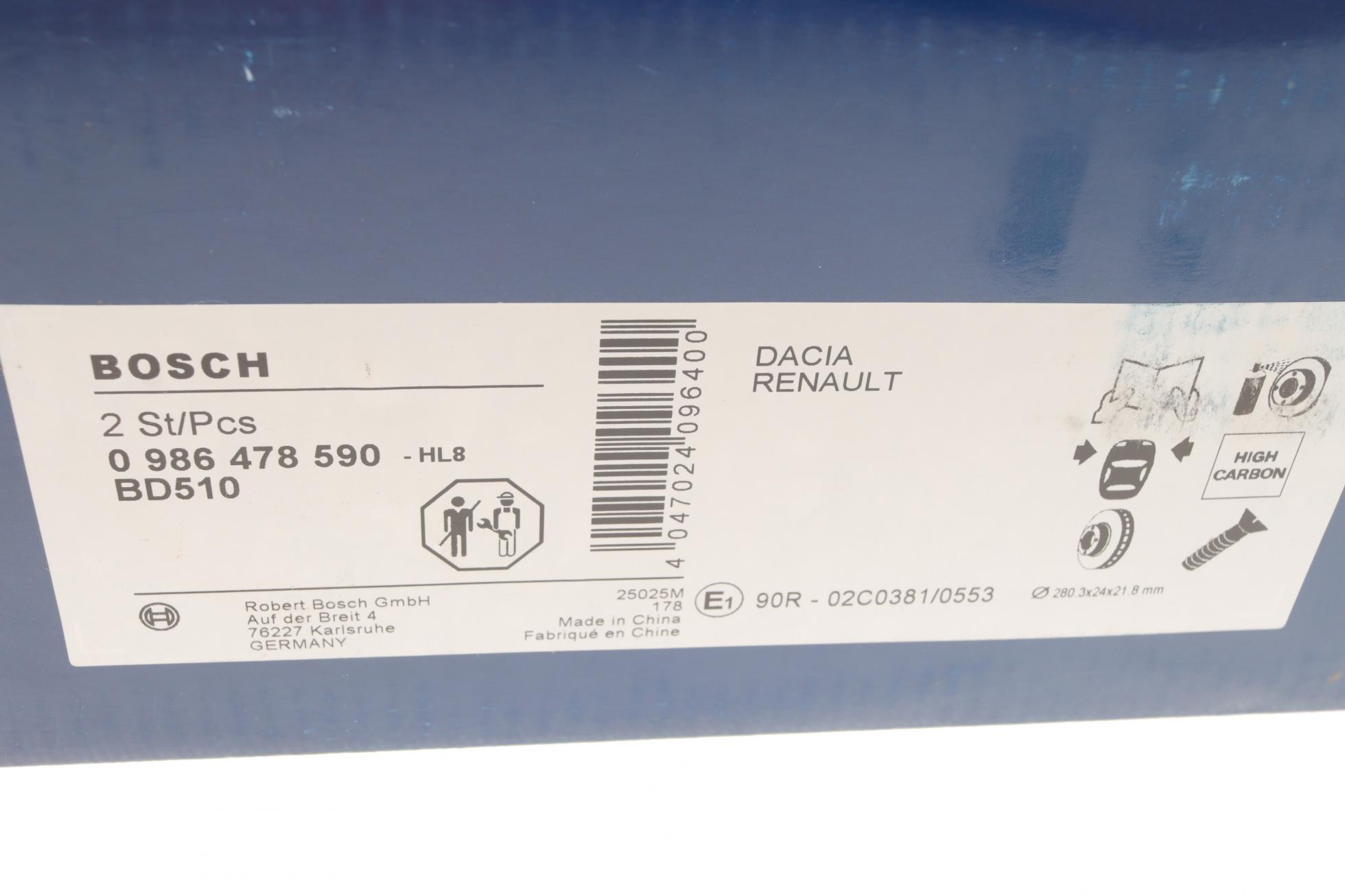 0986478590 BOSCH