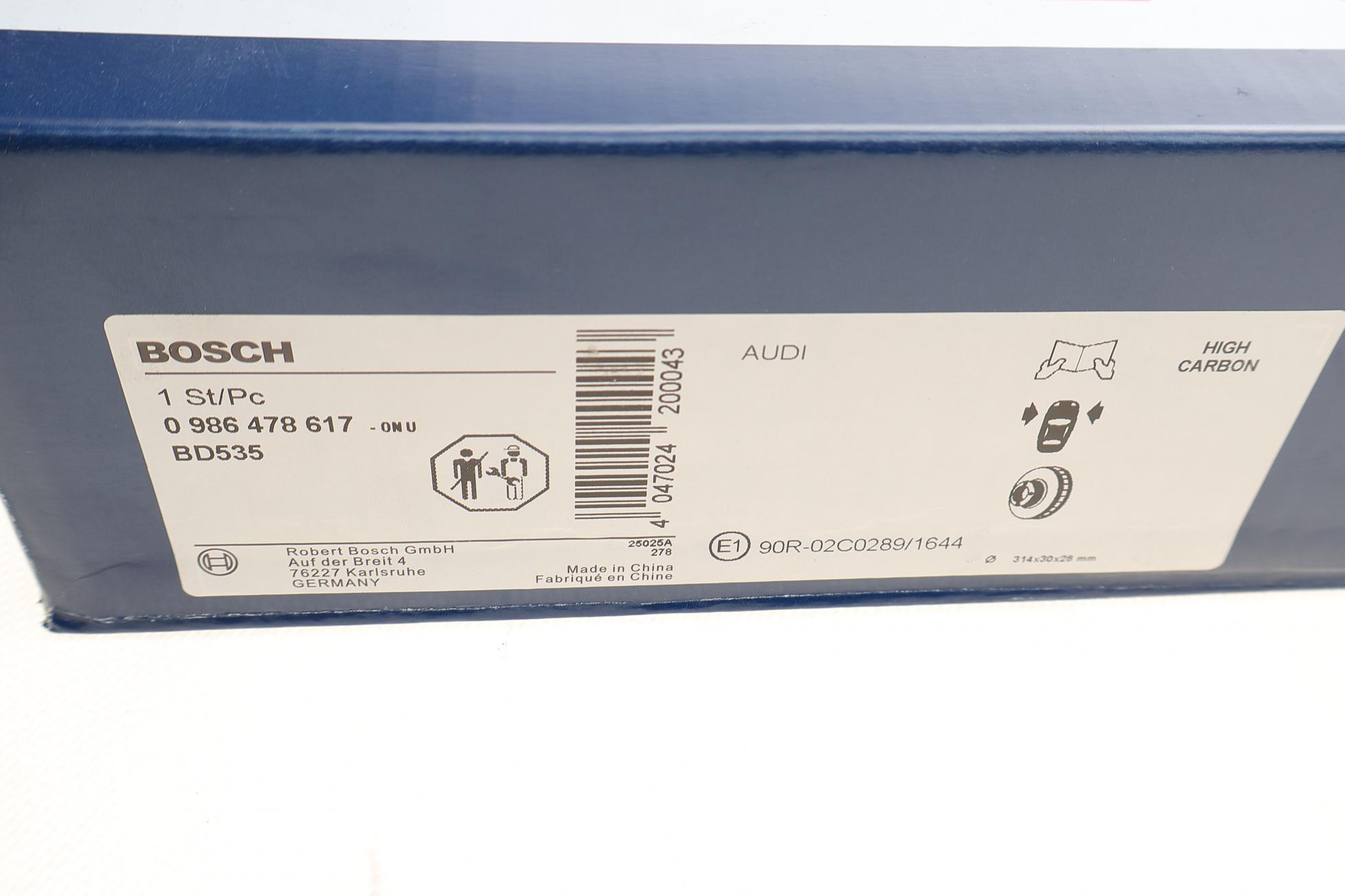 0986478617 BOSCH