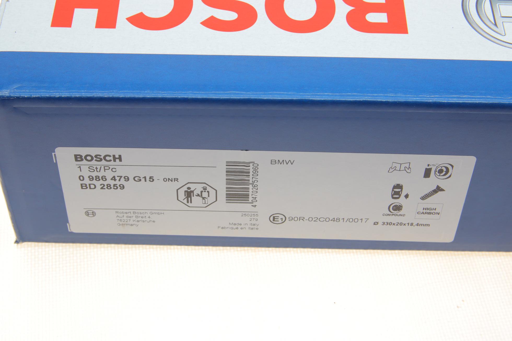 0986479G15 BOSCH
