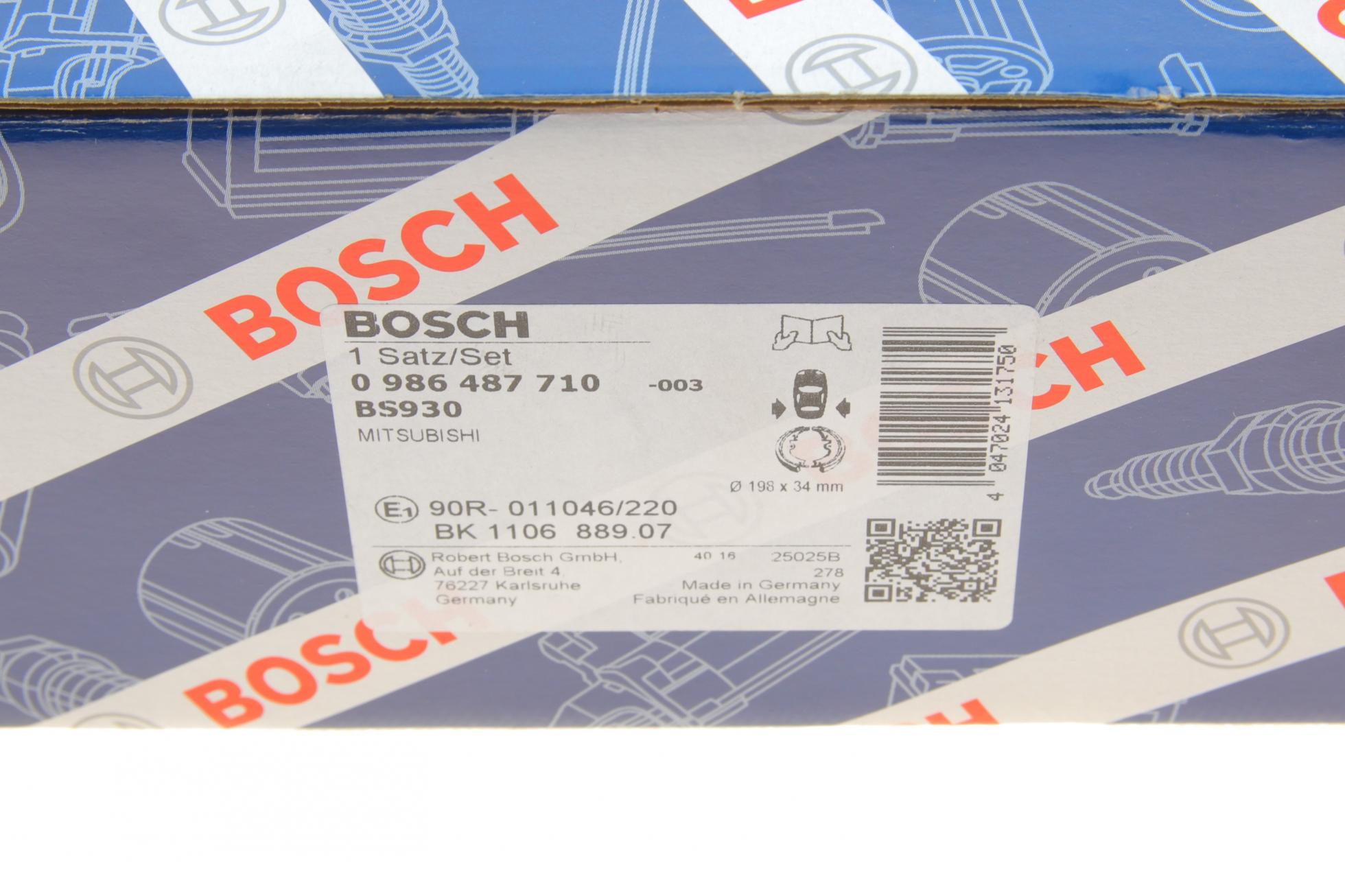 0986487710 BOSCH