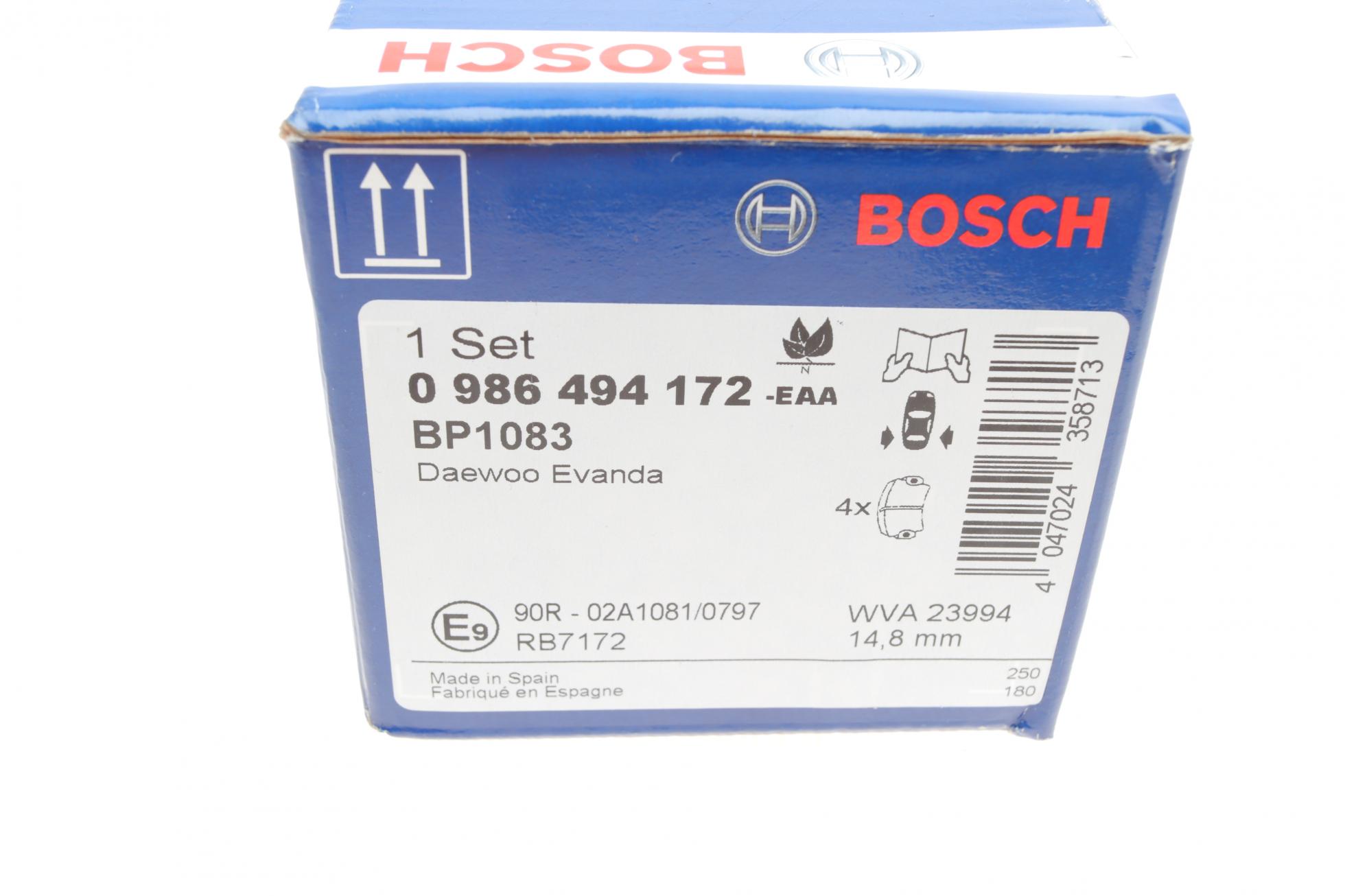 0986494172 BOSCH