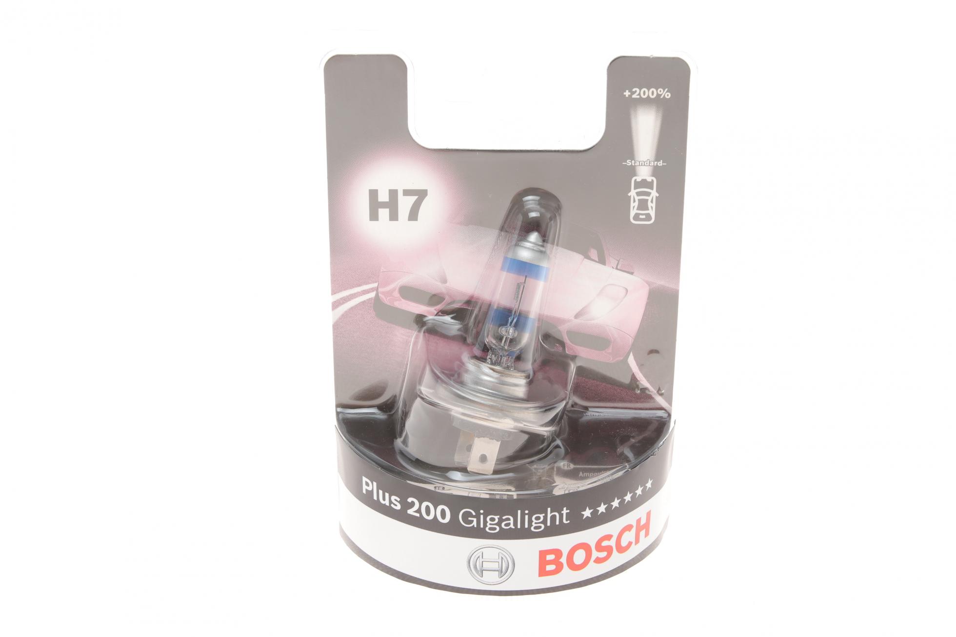 Автолампа H7 12V 55W PX26d Plus 200 Gigalight