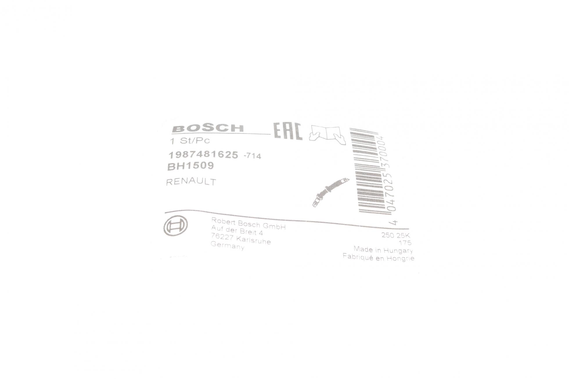 1987481625 BOSCH