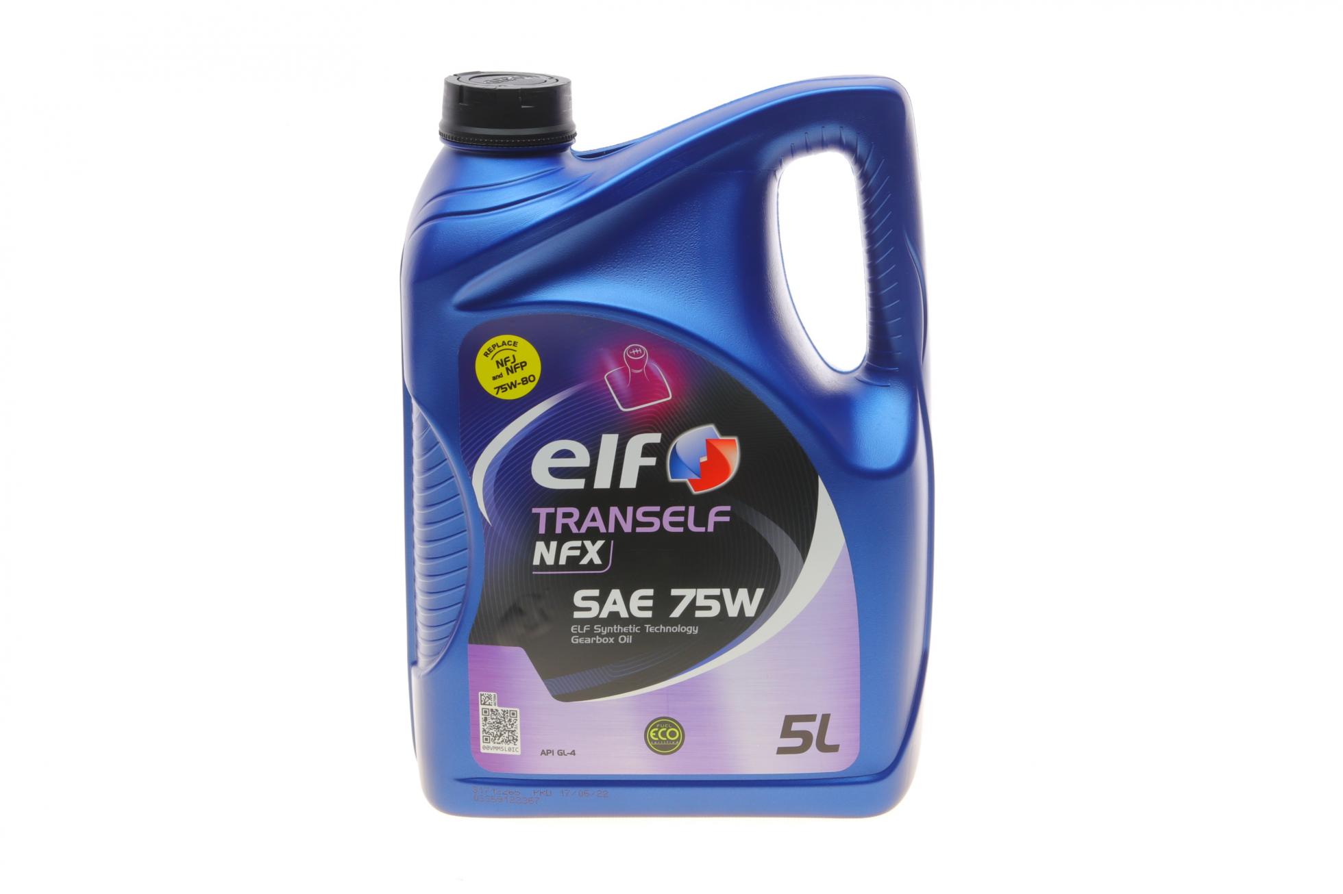 Олива трансмісійна ELF TRANSELF NFX SAE 75W,5л