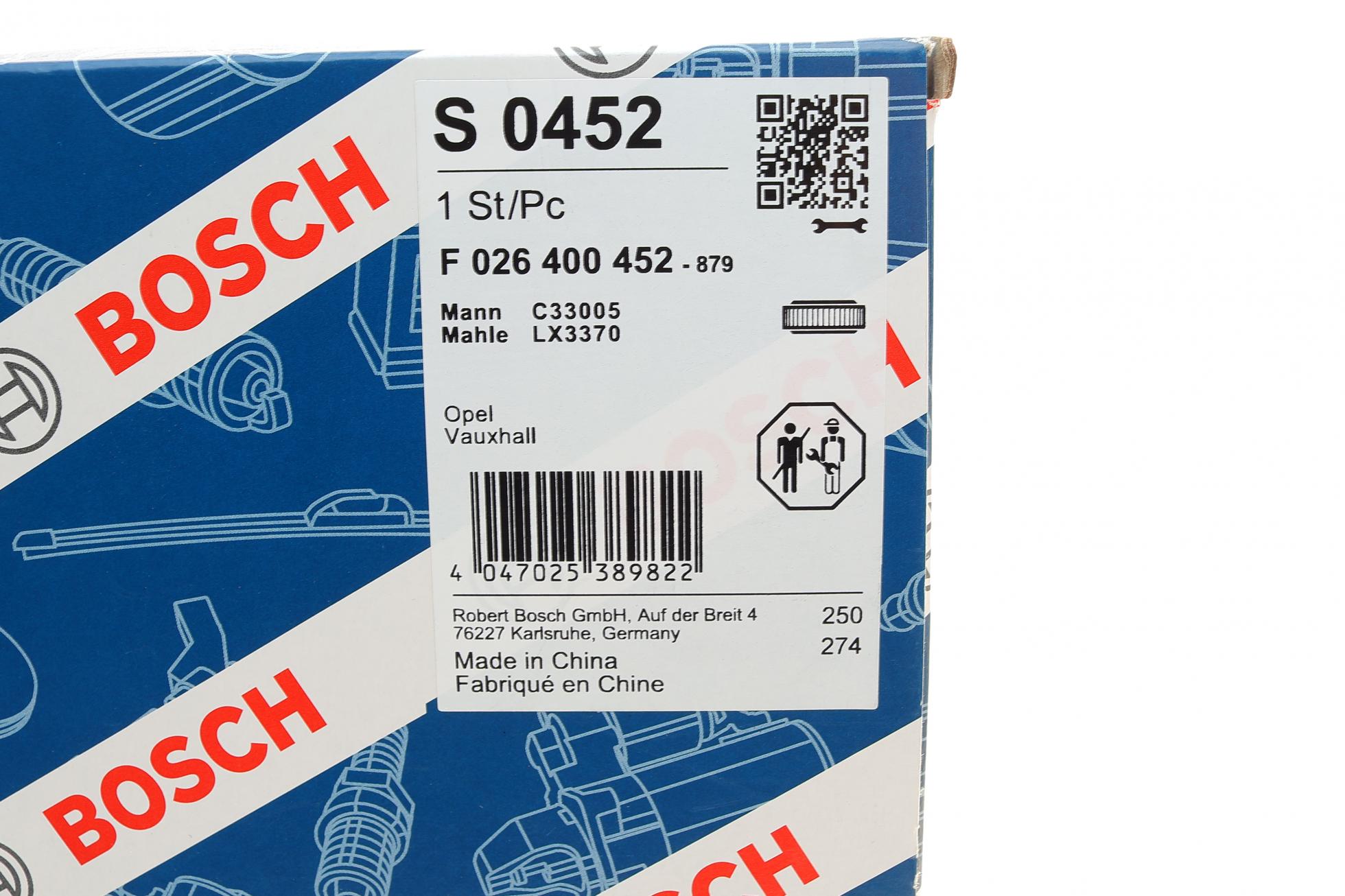 F026400452 BOSCH