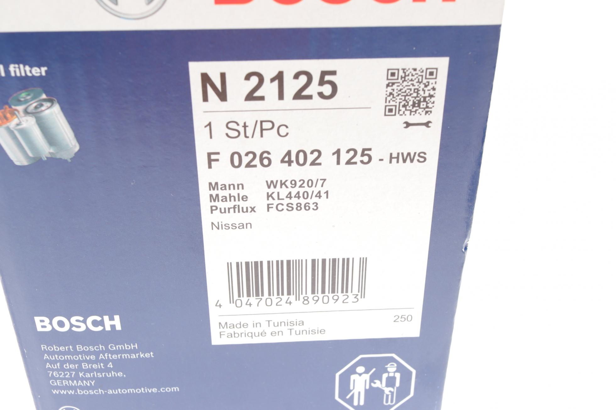 F026402125 BOSCH