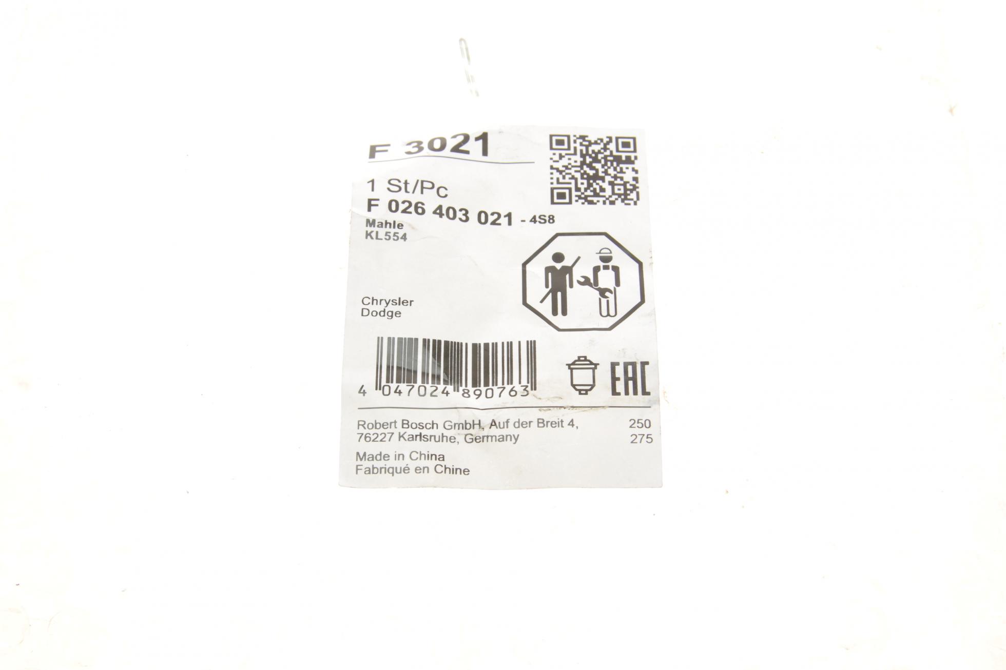 F026403021 BOSCH