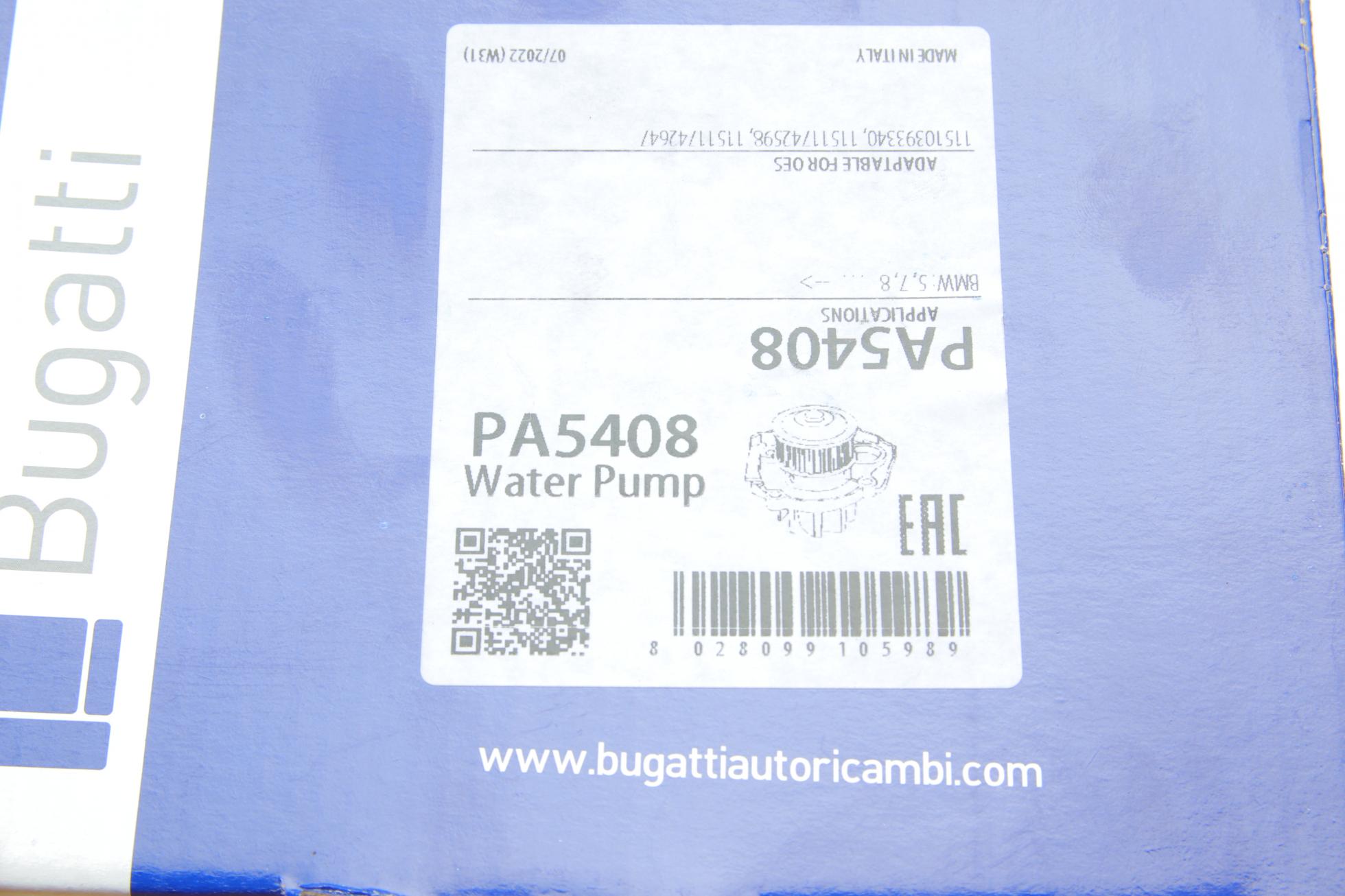 PA5408 BUGATTI