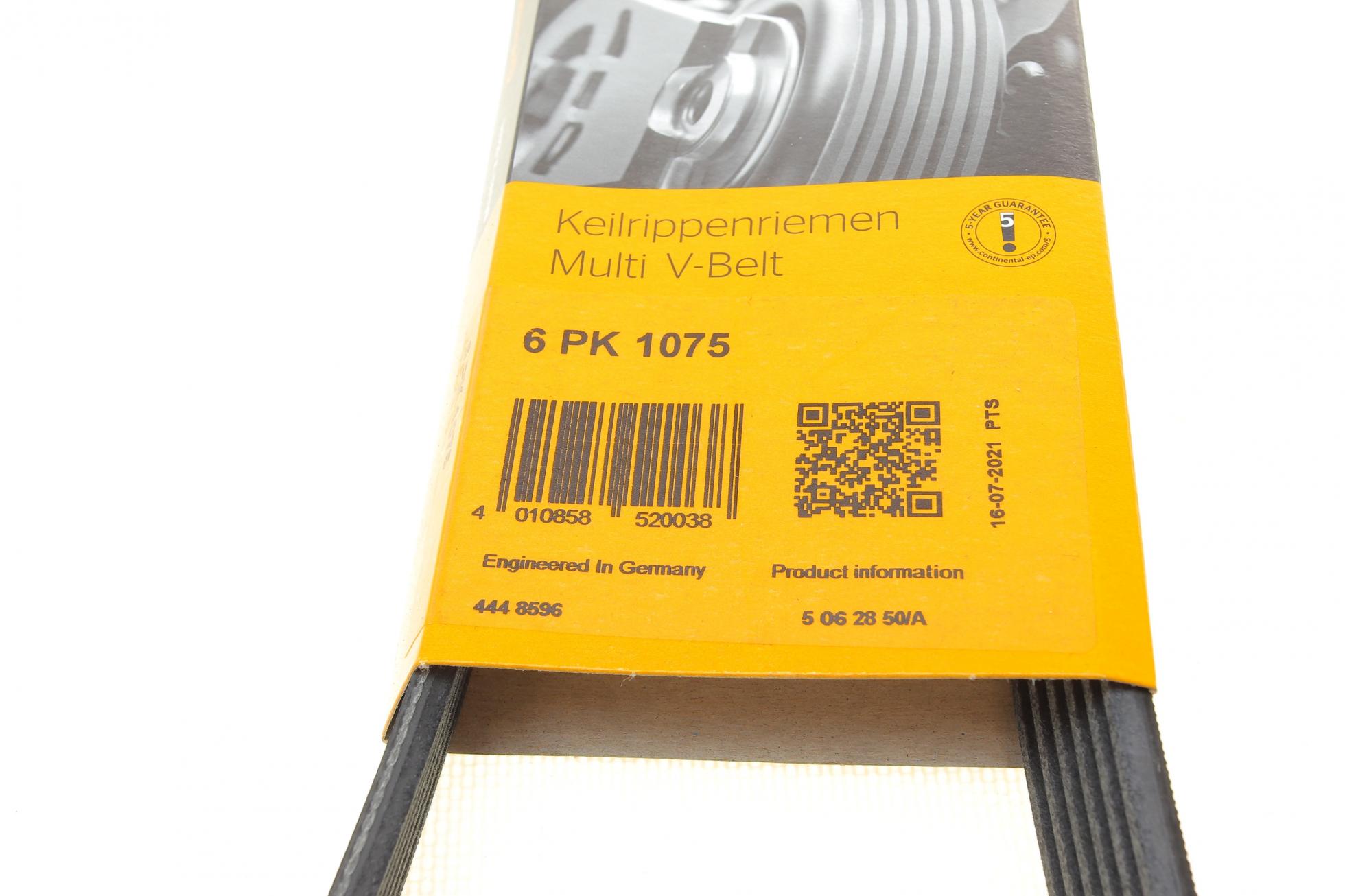 6PK1075 CONTITECH