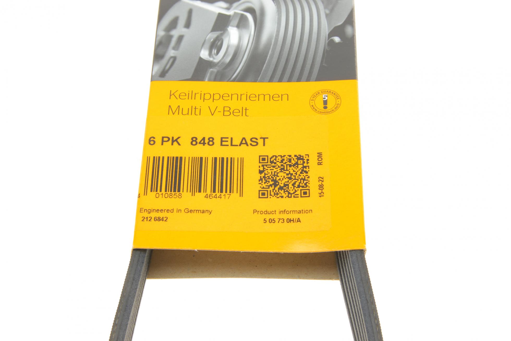 6PK848ELAST CONTITECH