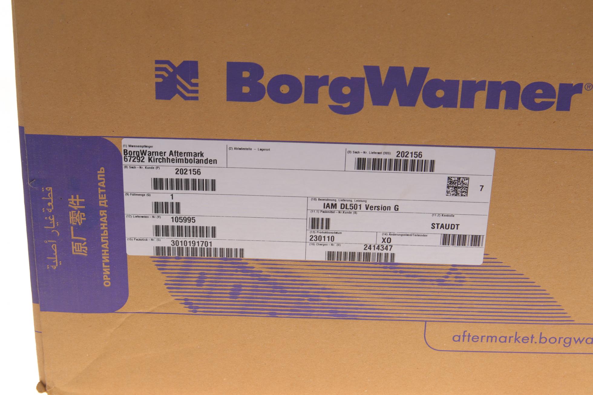 202156 BORGWARNER