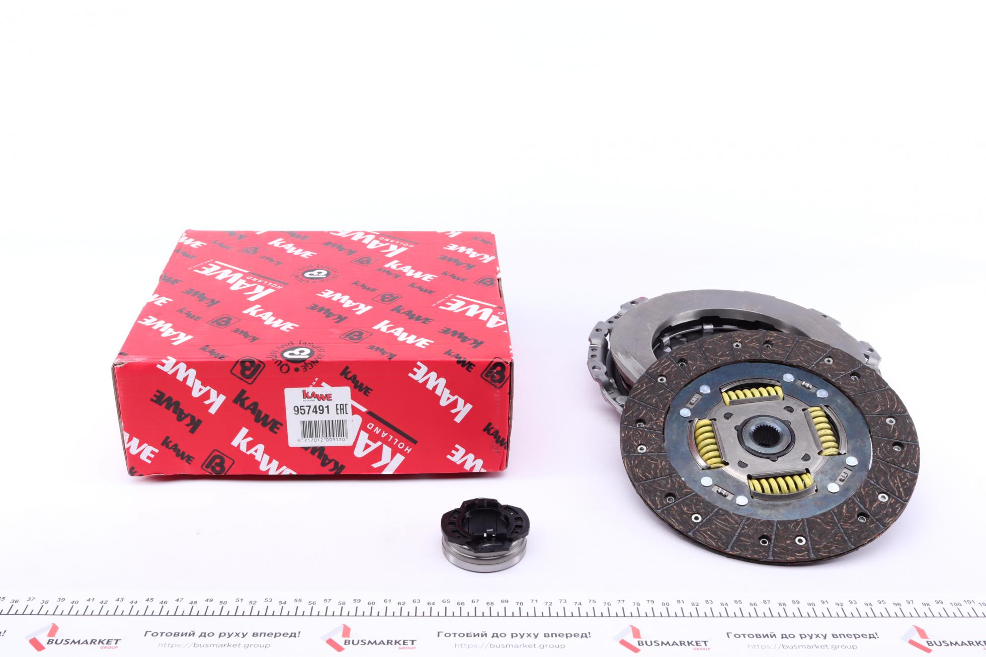 Комплект сцепления VW Caddy 1.9 TDI/ T4 2.5D 90-06 (d=228mm) (+выжимной)