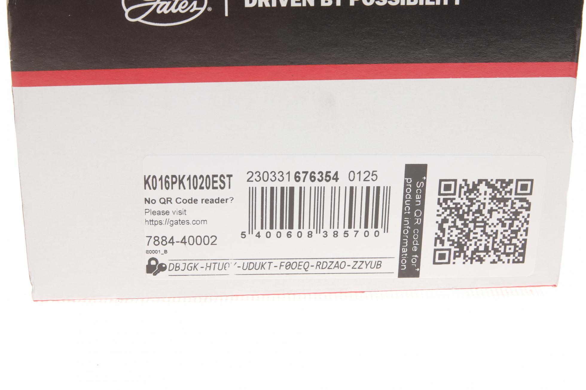 K016PK1020EST GATES