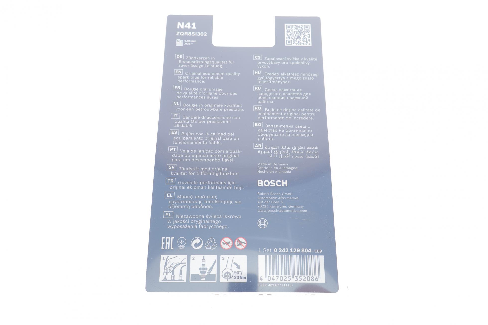 0242129804 BOSCH