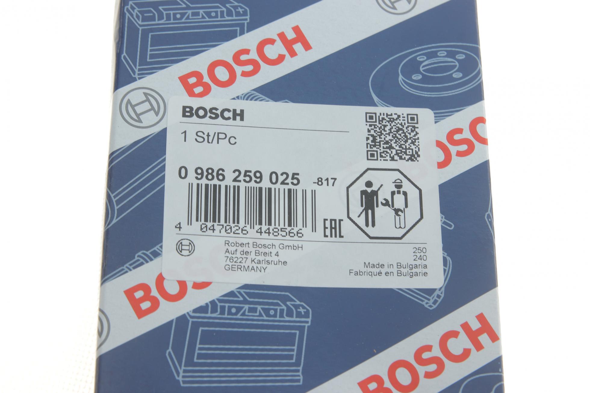 0986259025 BOSCH