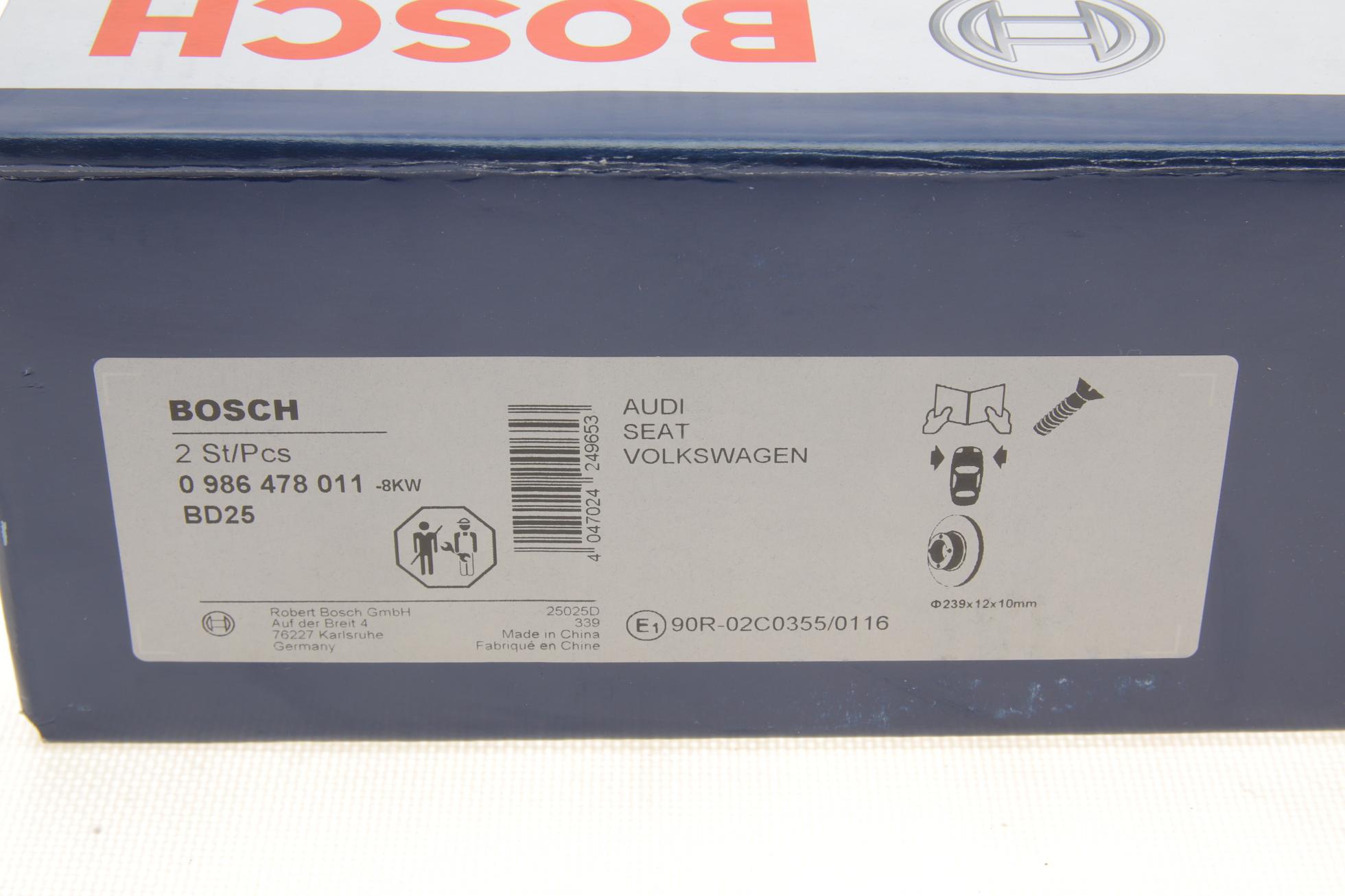 0986478011 BOSCH