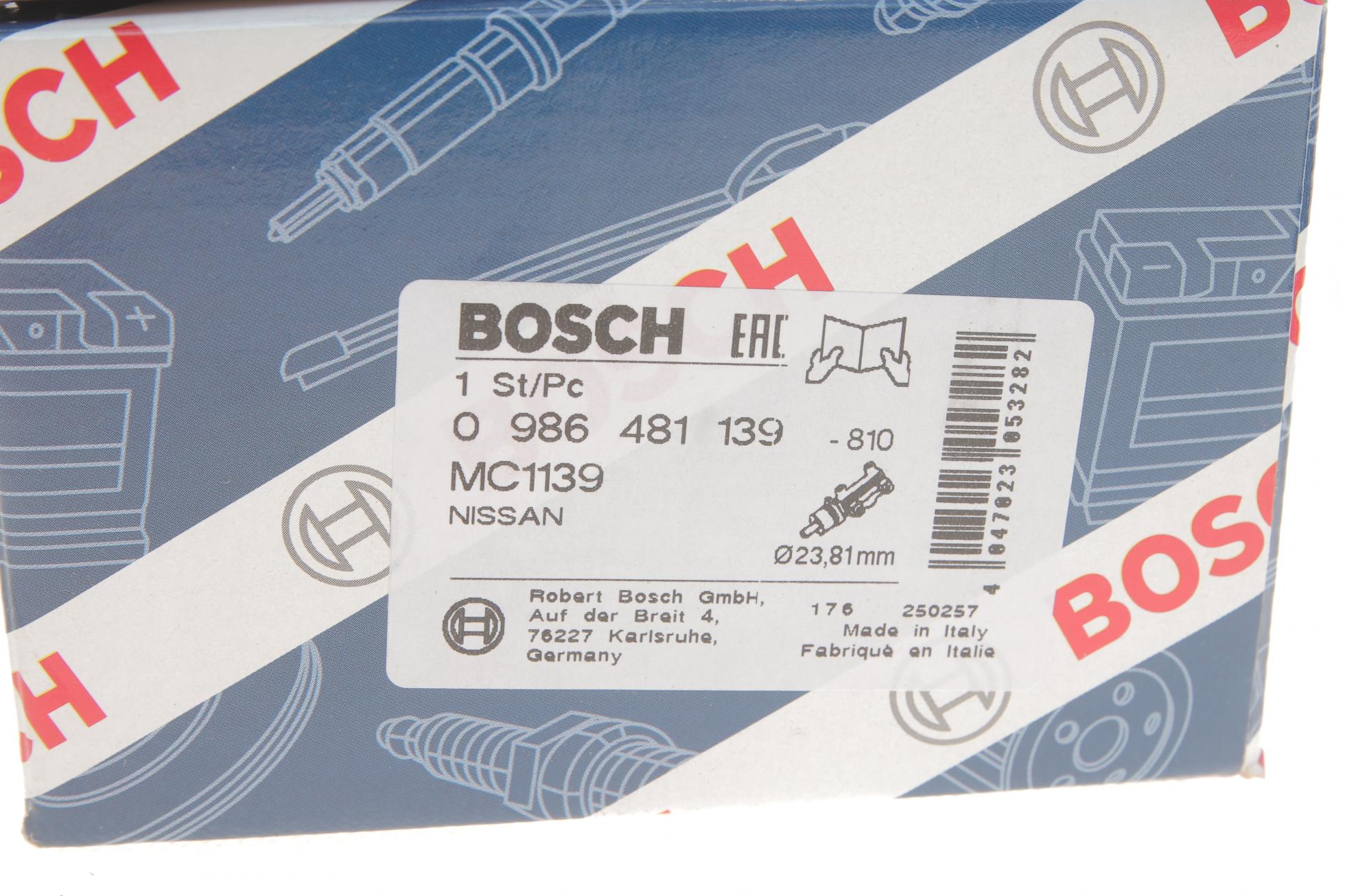 0986481139 BOSCH
