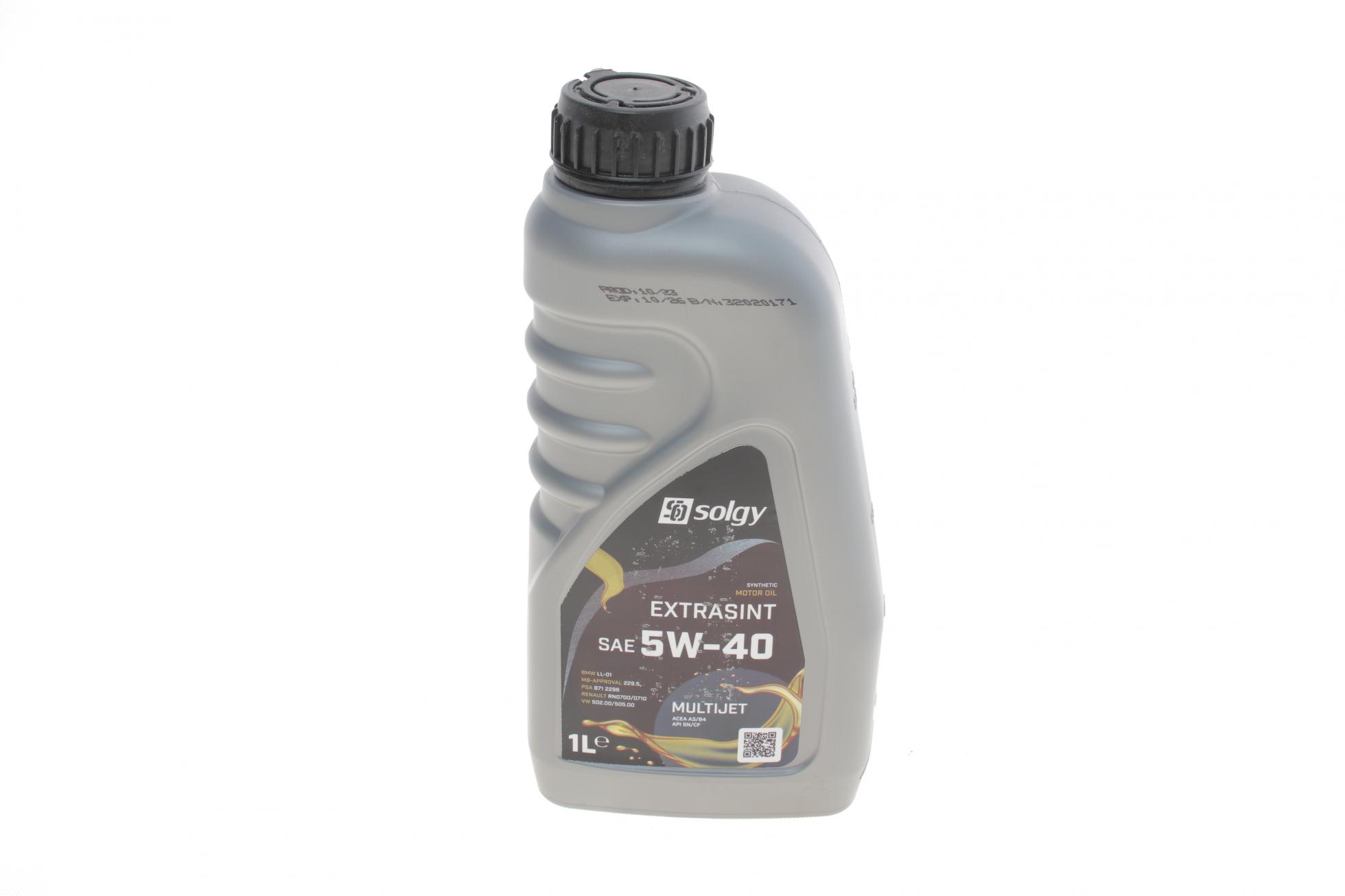 Олива 5W40 EXTRASINT MULTIJET (1L) (RN 0720/MB226.51/API SN/CF/ACEA C4)