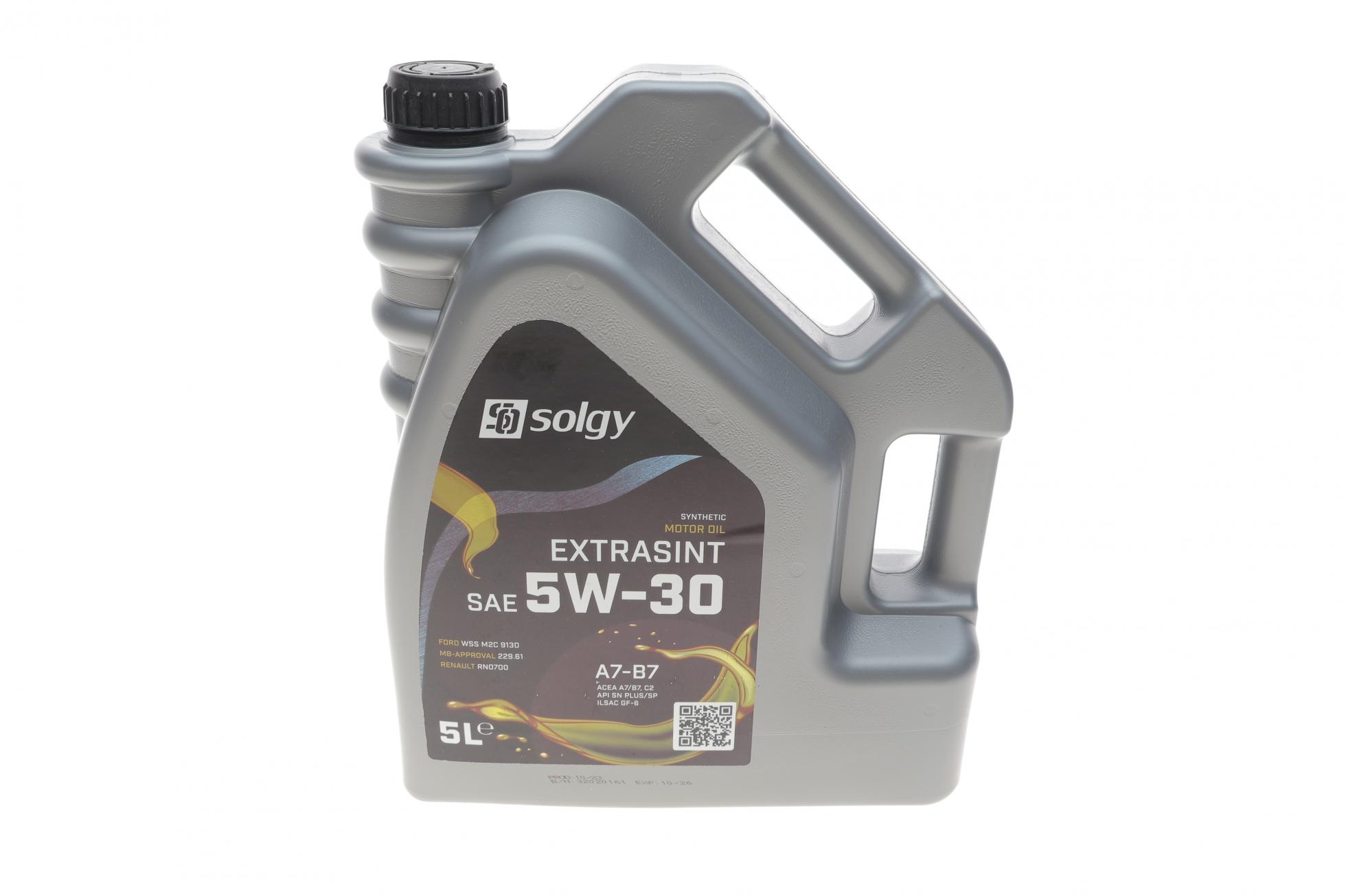 Олива 5W30 EXTRASINT A7-B7 (5L) (ILSAC GF-6/FORD 913D/MB 229.61/RN 0700/) (API SN Plus/SP)