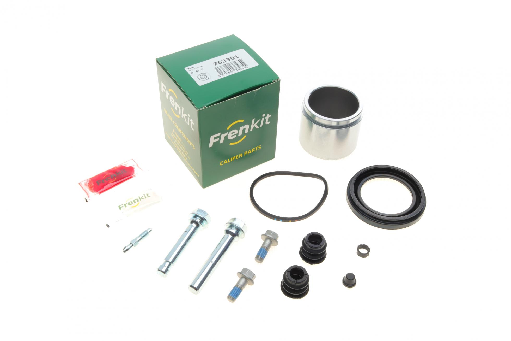 Ремкомплект суппорта (переднього) Toyota Camry 11- (d=63mm) (+2 поршня/направляюча) SuperKit