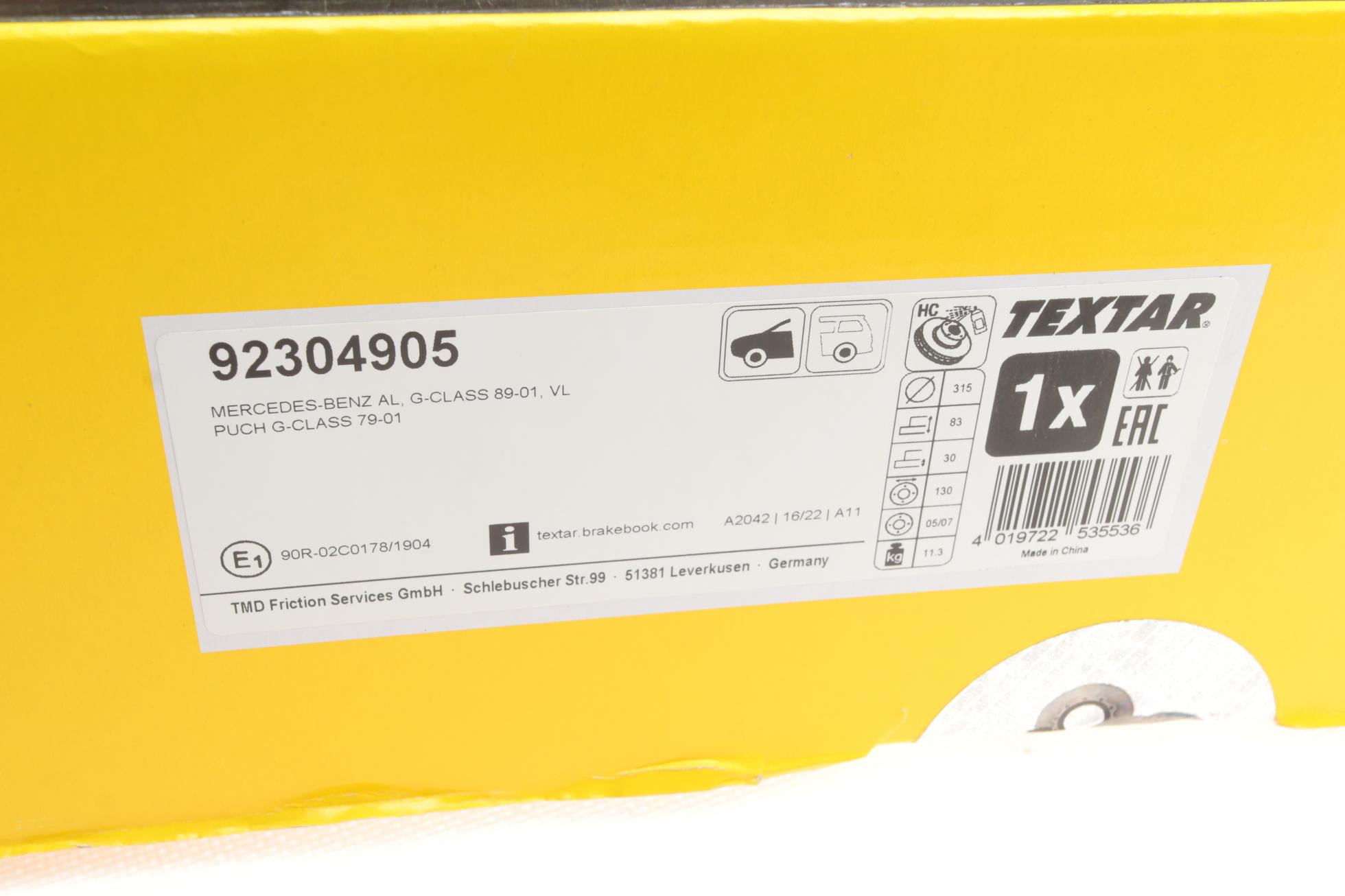 92304905 TEXTAR