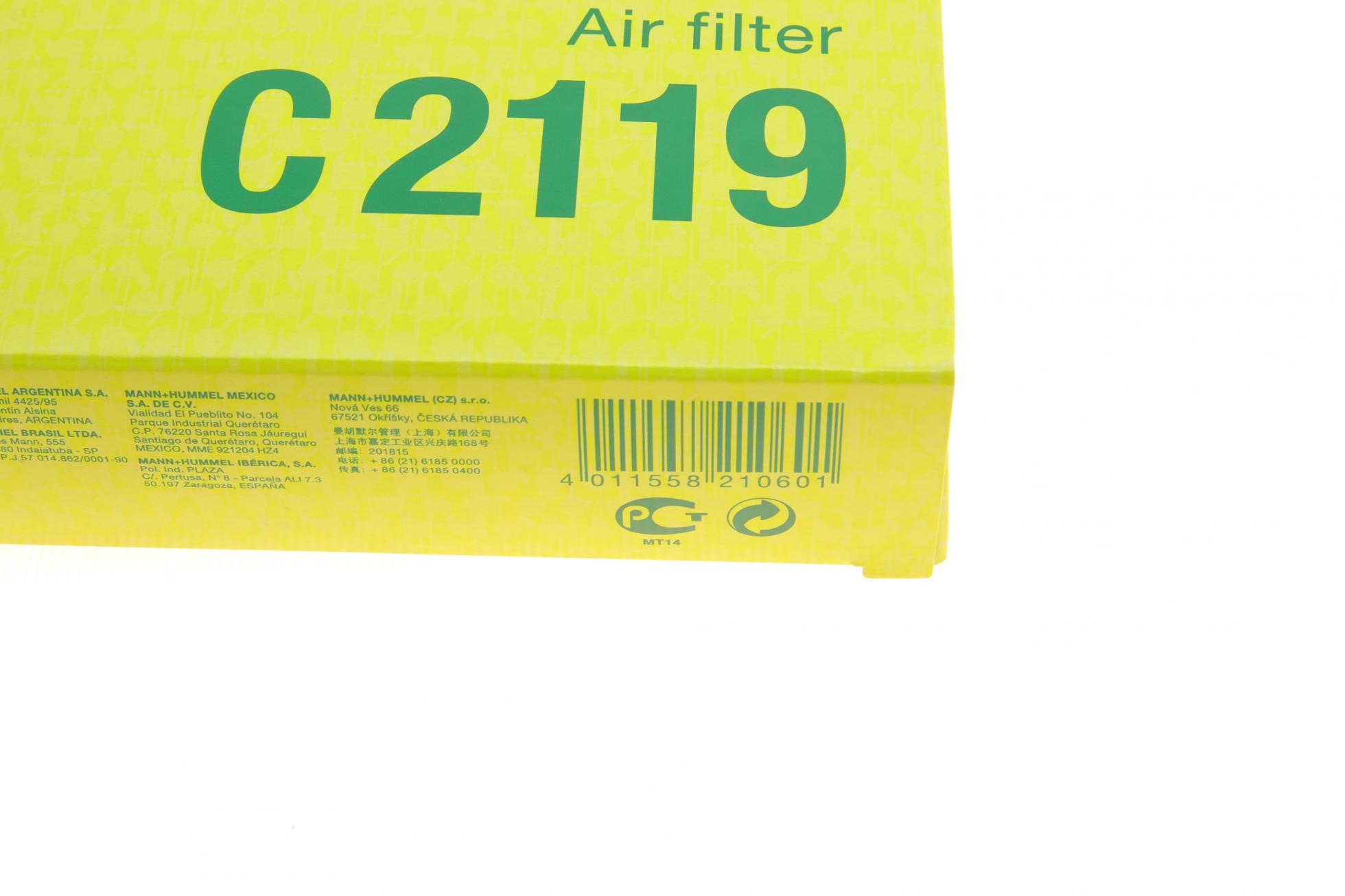 C2119 MANN-FILTER