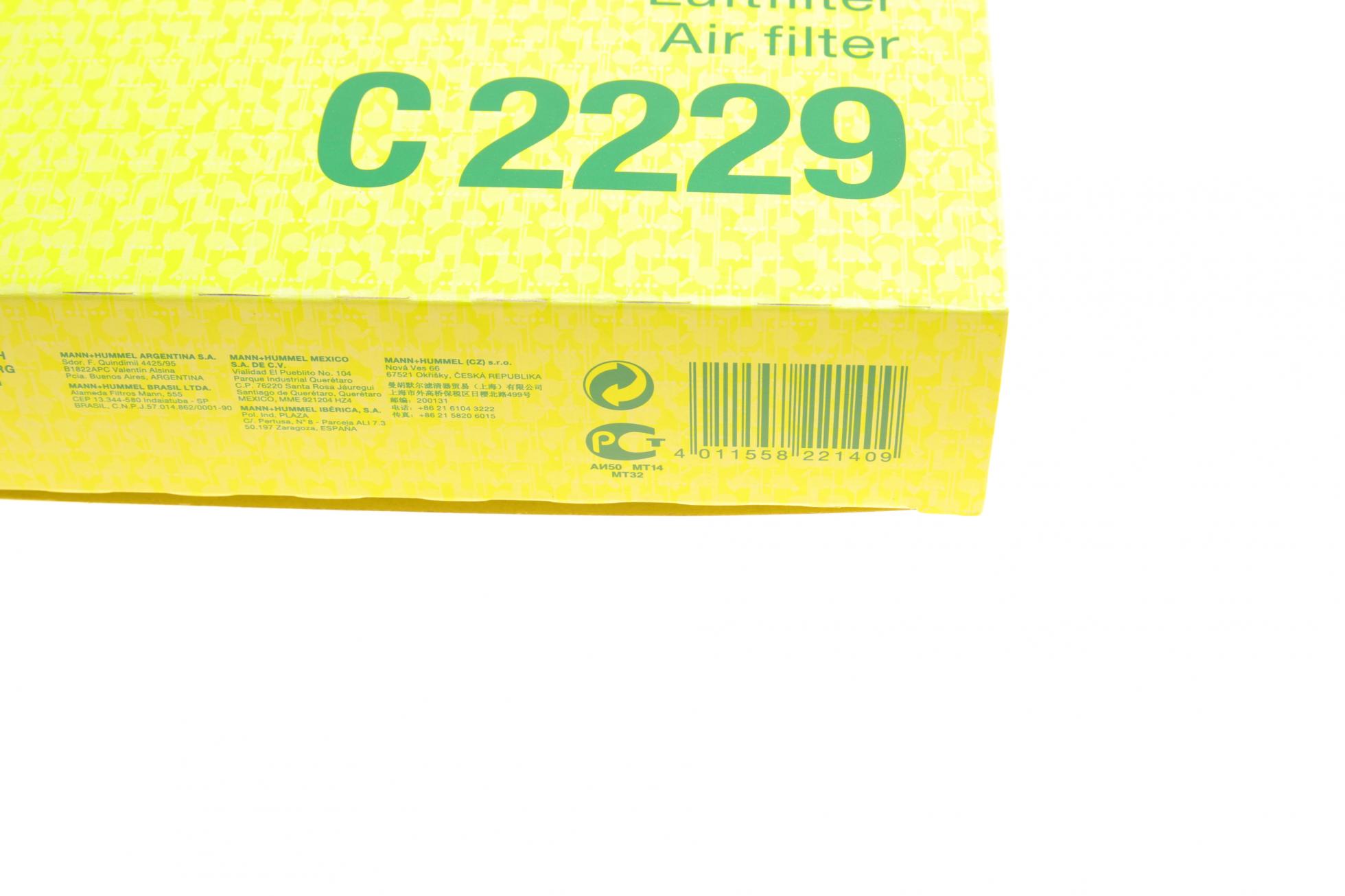 C2229 MANN-FILTER