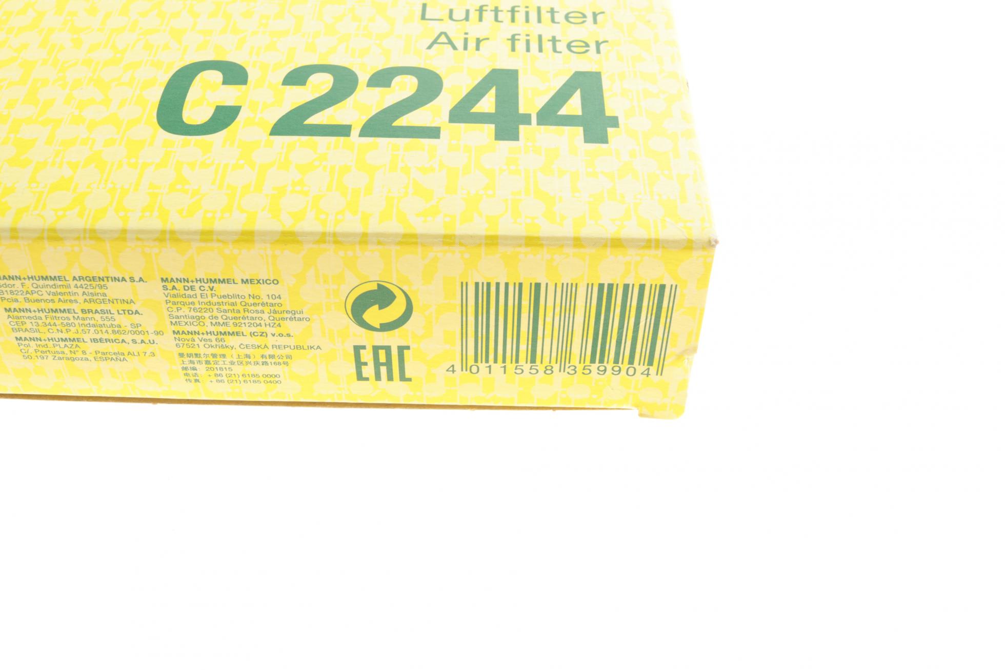 C2244 MANN-FILTER