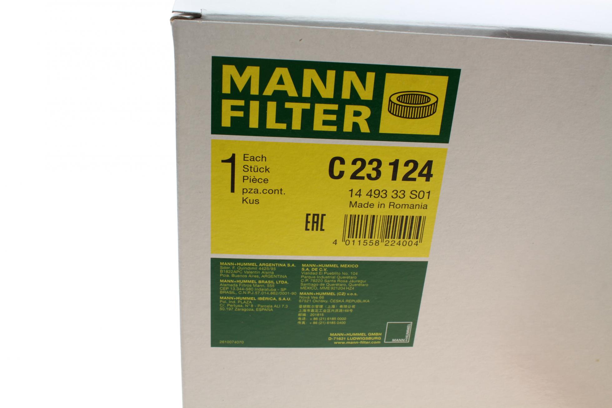C23124 MANN-FILTER