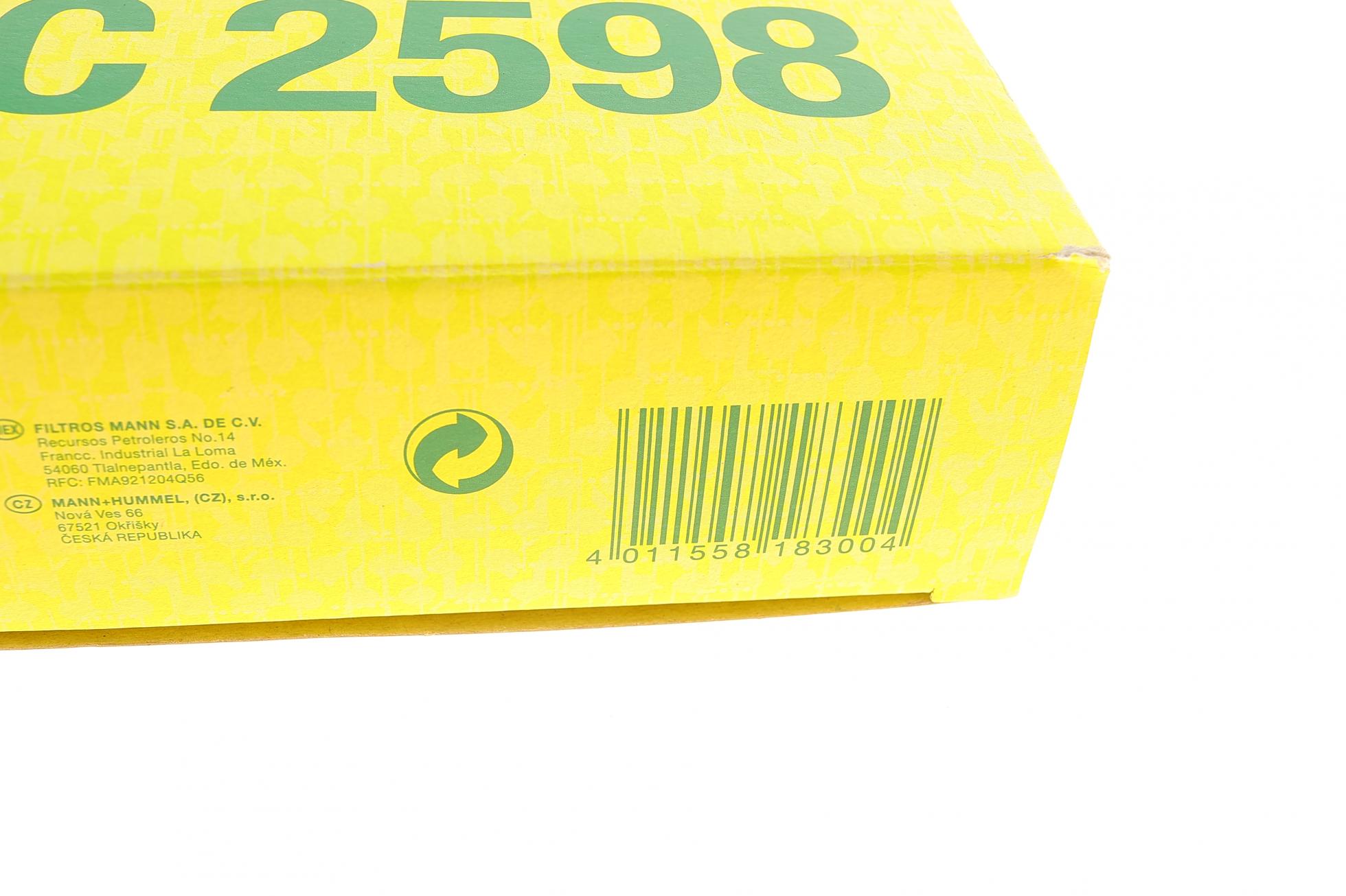 C2598 MANN-FILTER